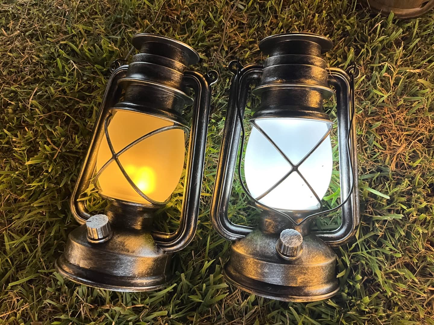 Led Vivid Flame Led Lantern, 1Pack Of Led Lanterns, Outdoor Lantern, Garden Decoration, Vintage, Led Flame Effect, Led Lanterns For Outdoor/Balcony/Patio/Outdoor