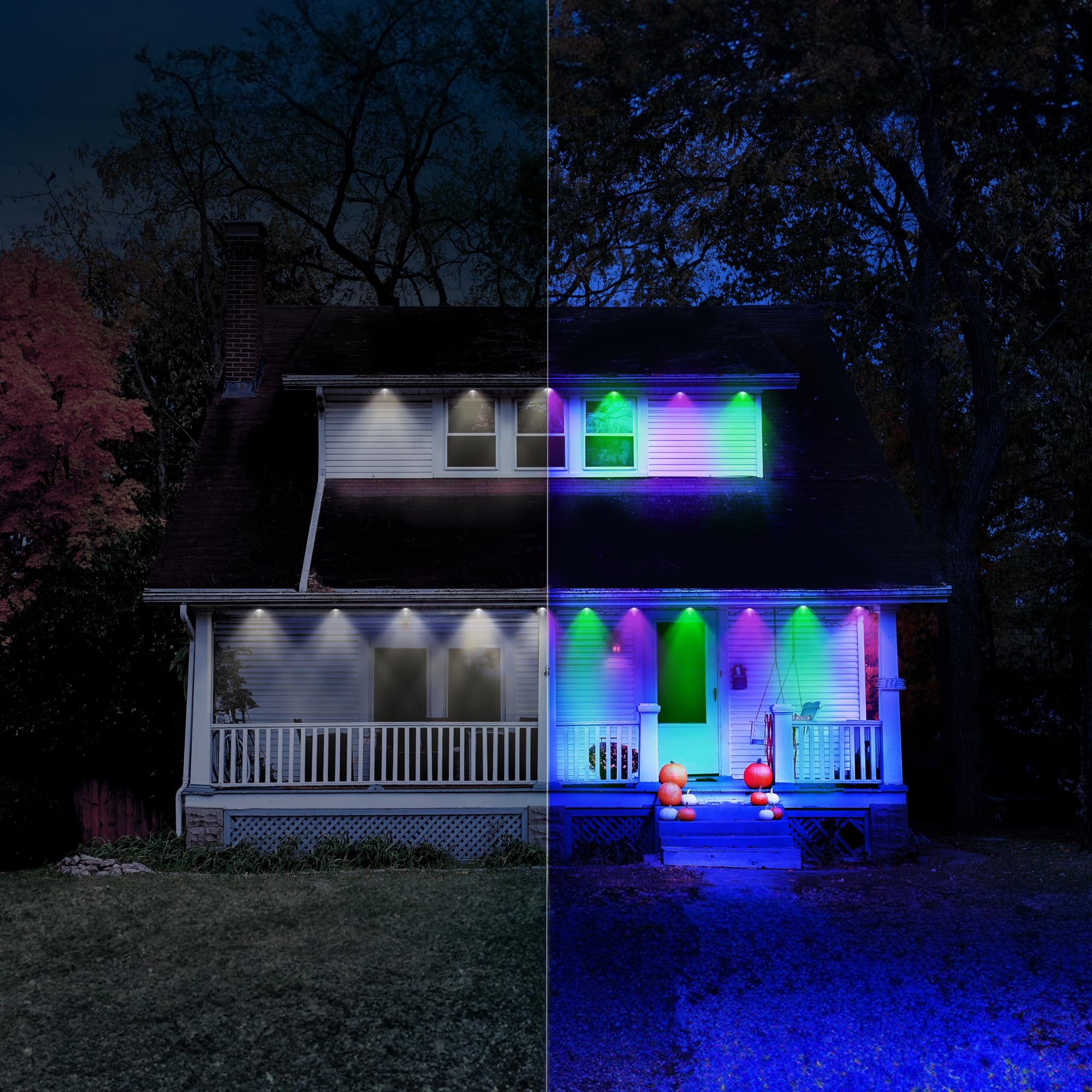 LIFX 50ft Smart RGB String Light - Weatherproof, Wi-Fi & Voice Control, Black, Model LFXSL50-30/LED/BLK