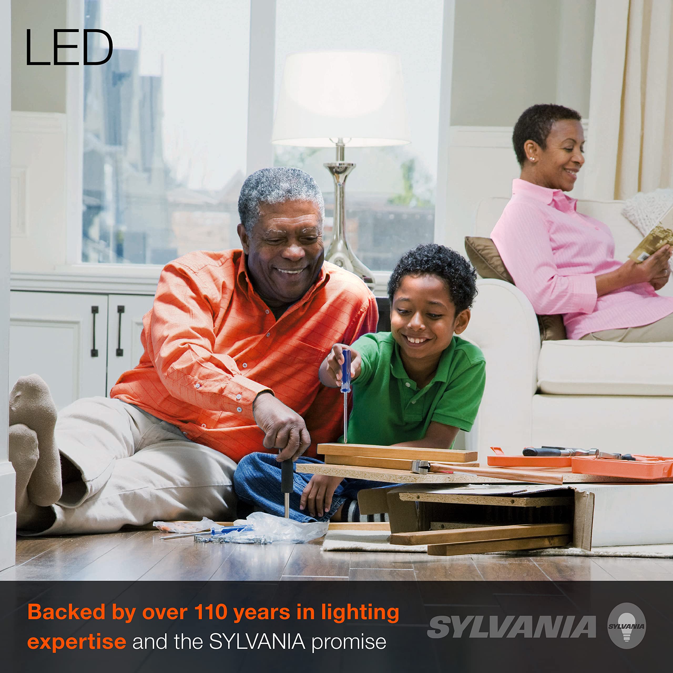 Sylvania Ultra Led A19 Light Bulb, 75W Equivalent, Efficient 12W, 13 Year, Dimmable, 1100 Lumens, Frosted Finish, 5000K, Dayligh
