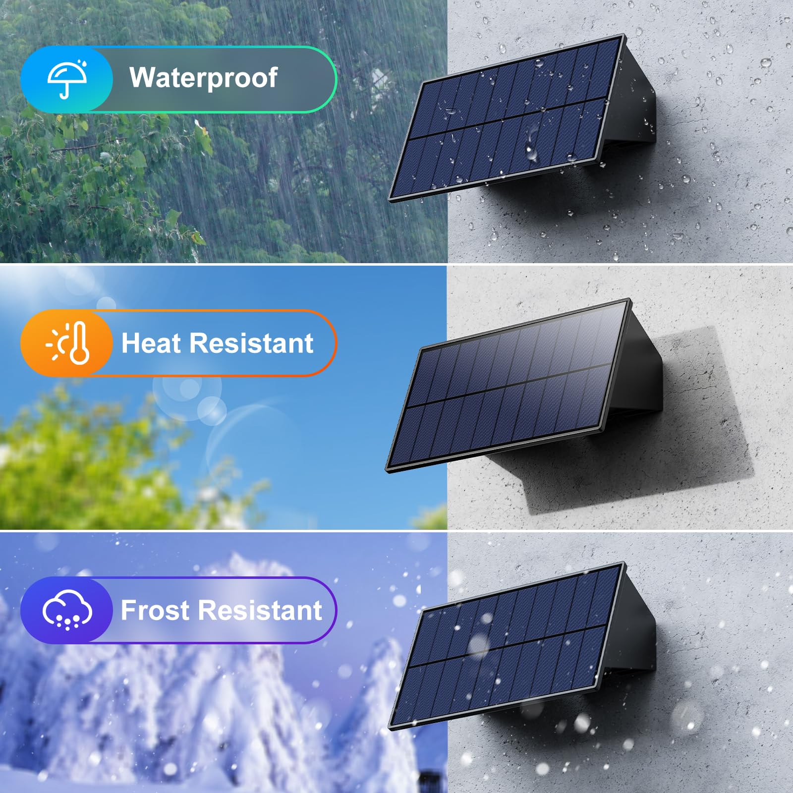 8 Pack Solar Powered Fence Lights Outdoor Up And Down Wall Mount Led Decorative Waterproof Lamps For Outside Deck, Porch, Backya