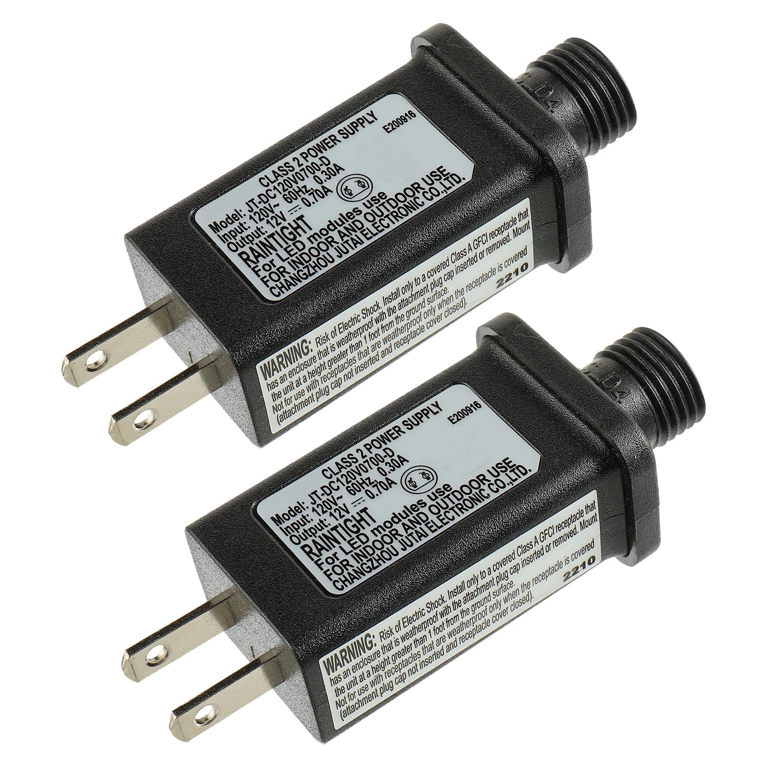 SIGANDG 12V 8.4W LED Transformer Replacement Class 2 Power Supply for Christmas String Light Inflatable Decorations LED Controll