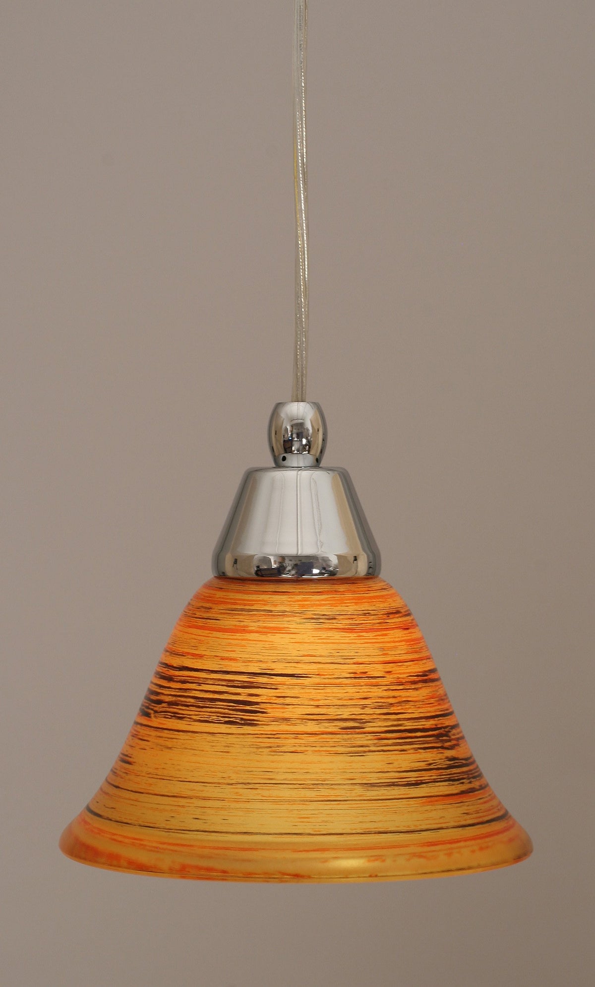 Toltec Lighting 1 Light Mini Pendant In Chrome (22-Ch-454)