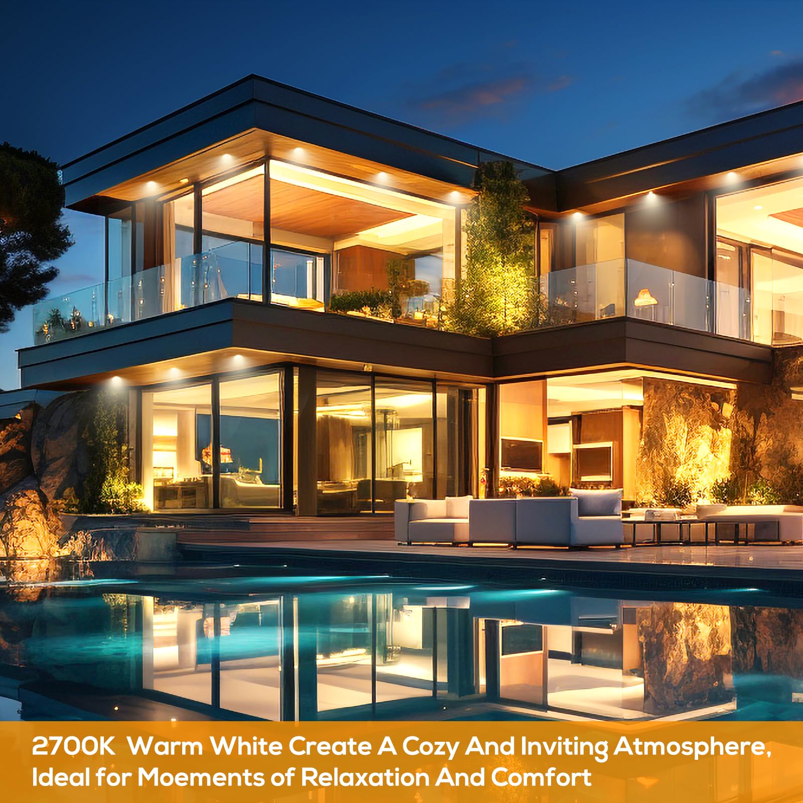 Homnebila Par30 Short Neck 75W  6 Pack Par30 Halogen Flood Light Bulbs  2700K  Dimmable  Long Lasting Par30 Light Bulb 120V With E26 Base For 5-6In Recessed/Ceiling Cans/Accent/Tracking Lighting