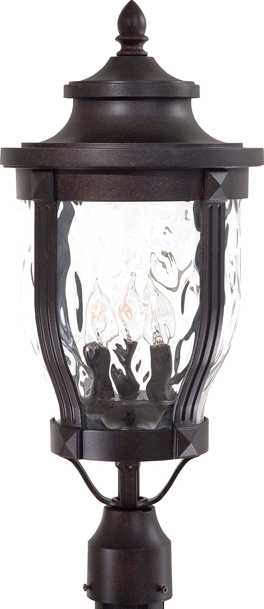 Minka Lavery Outdoor Post Light 8765-166, 23 Cast Aluminum Fixture, 180W, Corona Bronze