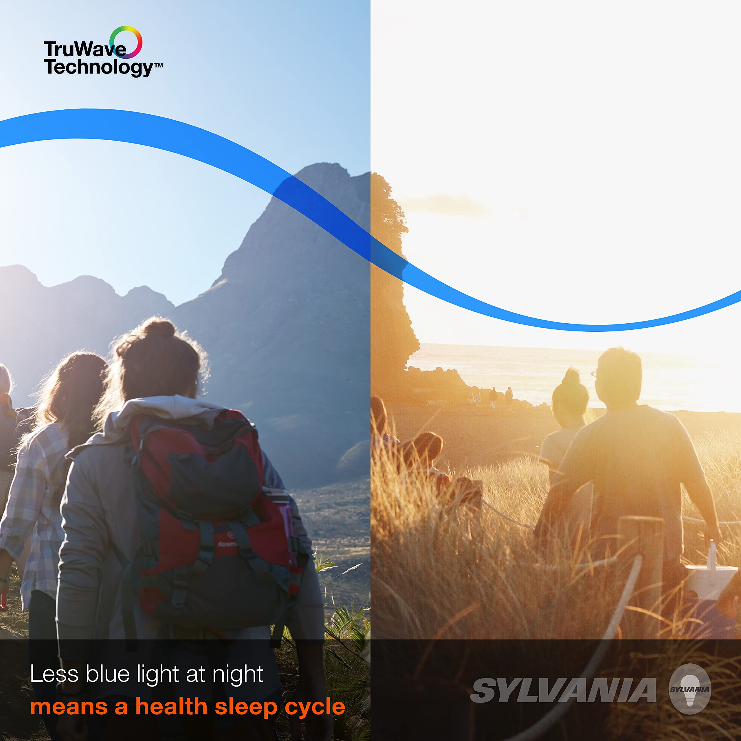 Sylvania Led Truwave Natural Series A19 Light Bulb, 75W Equivalent, Efficient 11W, 1100 Lumens, Dimmable, Clear, 2700K, Soft White - 6 Pack (40807)