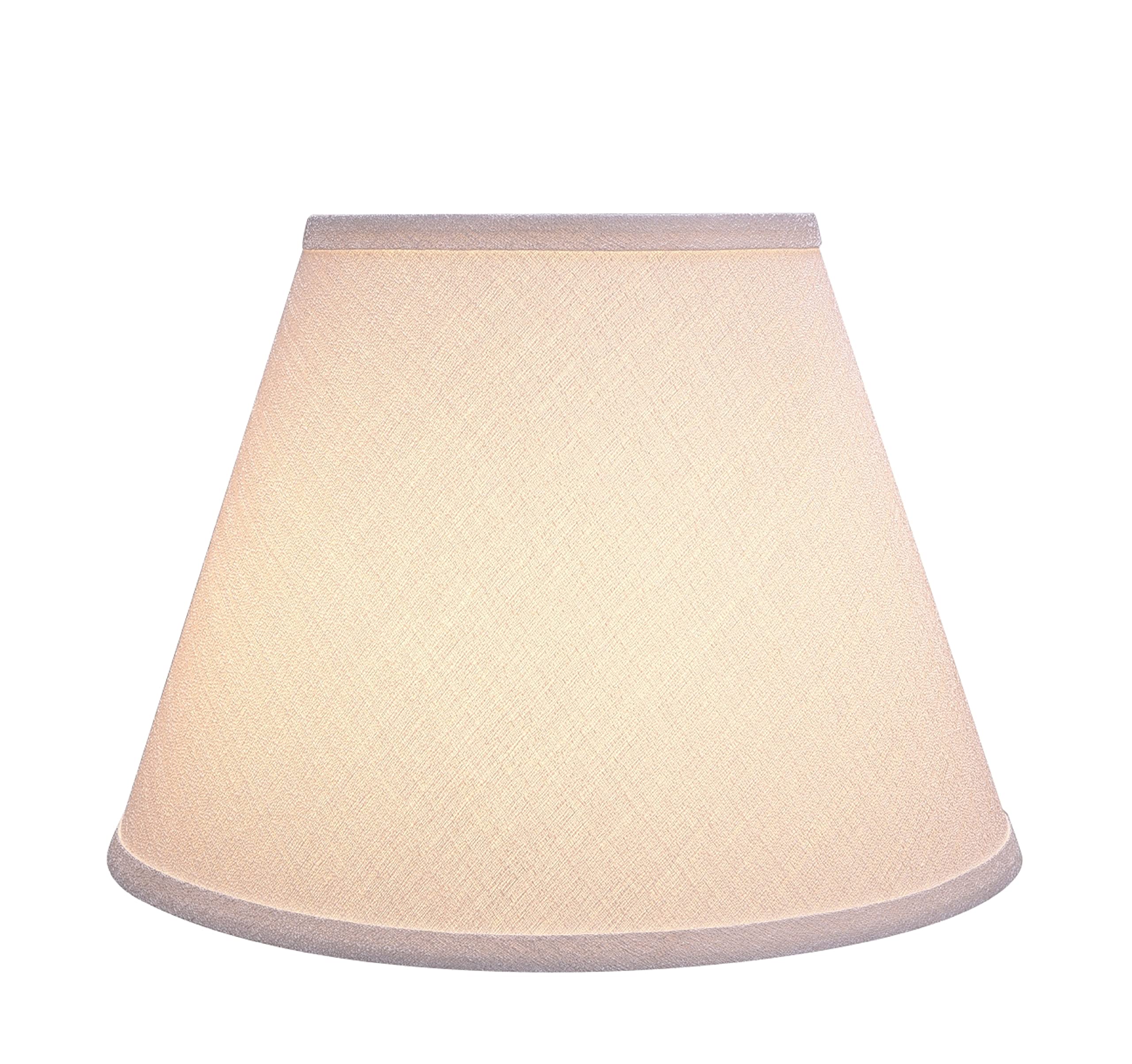 Aspen Creative 32685 Transitional Empire Shape Spider Construction Lamp Shade  White  7 Top X 13 Bottom X 9-1/2 Slant Height