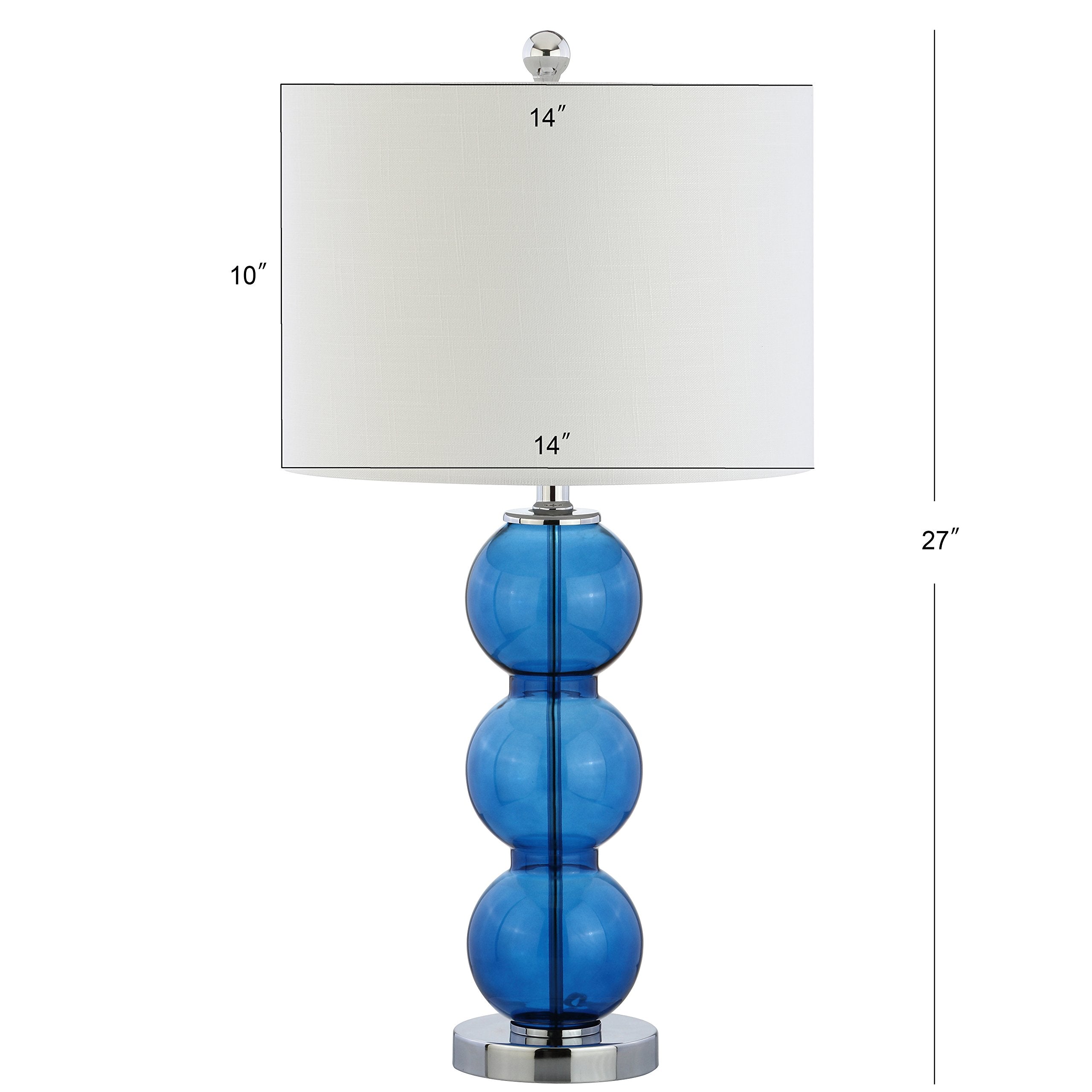 Jonathan Y Jyl1070E-Set2 Set Of 2 Table Lamps Bella 27'' Glass Triple-Sphere Led Table Lamp Contemporary Bedside Desk Nightstand