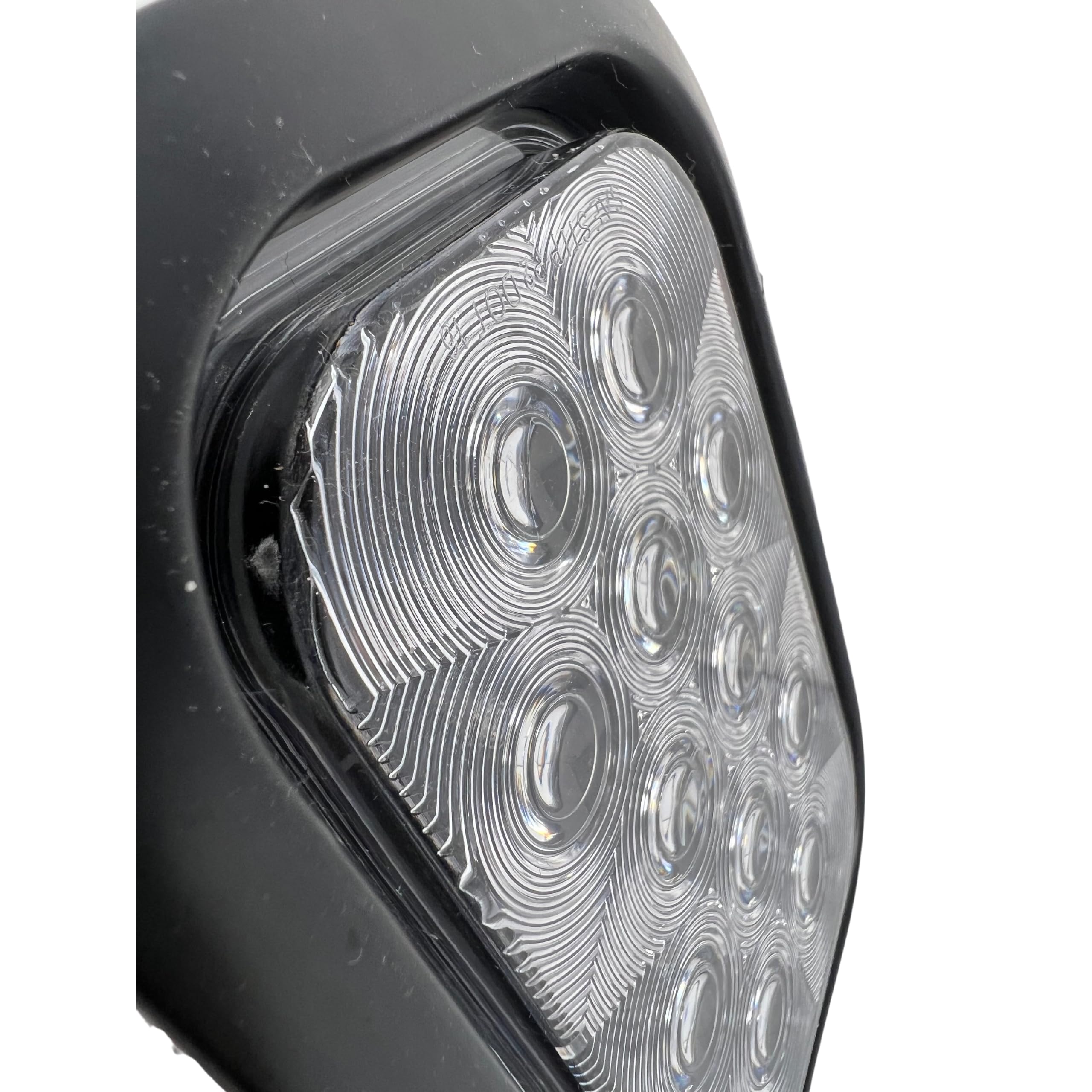 All Star Truck Parts 5x3 4x Red 2x White Rectangle Light 12 LED Stop/Turn/Tail Backup/Reverse Tow Truck Semi Trailer CM Flatbed