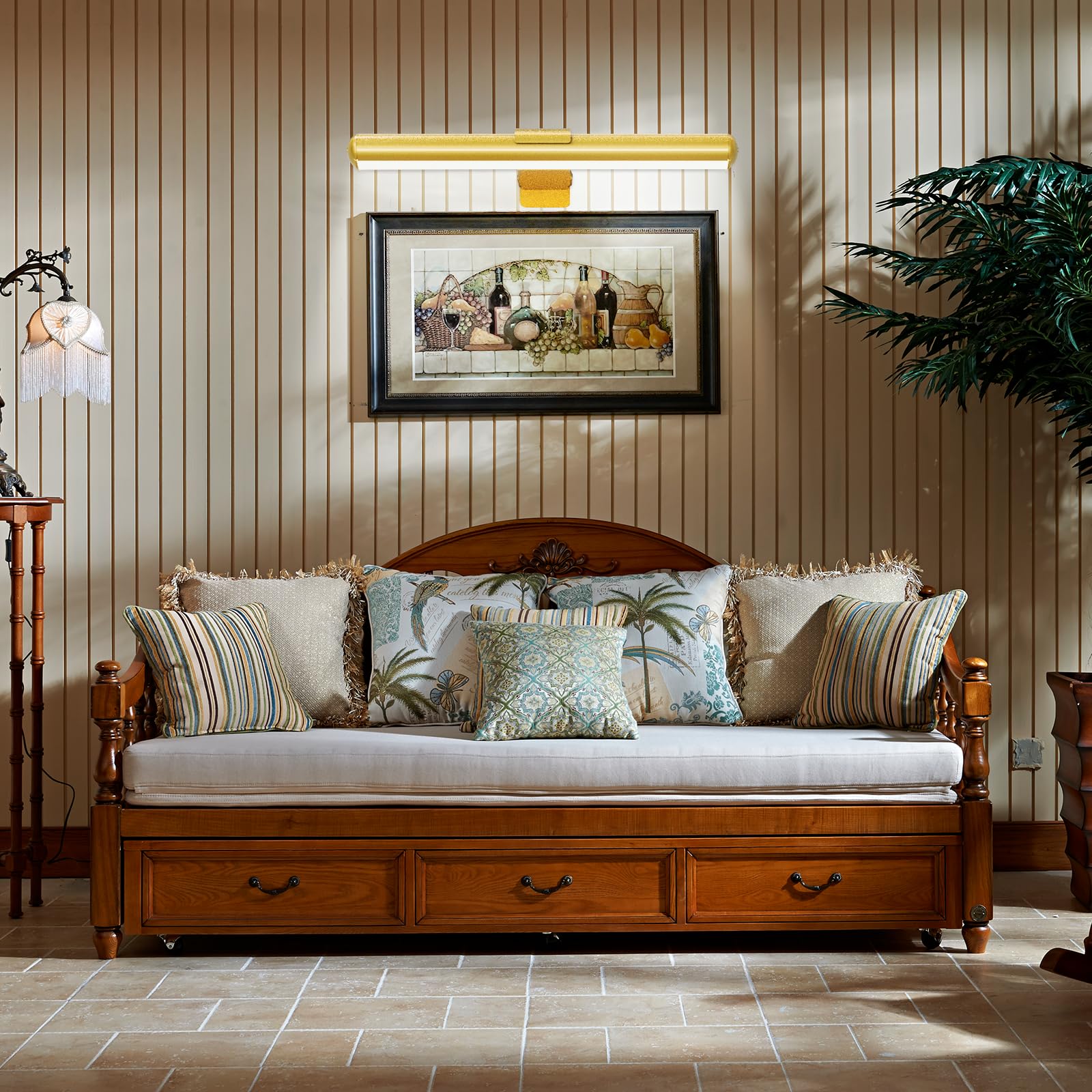 Swatia Wireless Picture Light, Rechargeable Battery Painting Light For Displaying Artwork, Display Light 300 Lumens, Adjustable