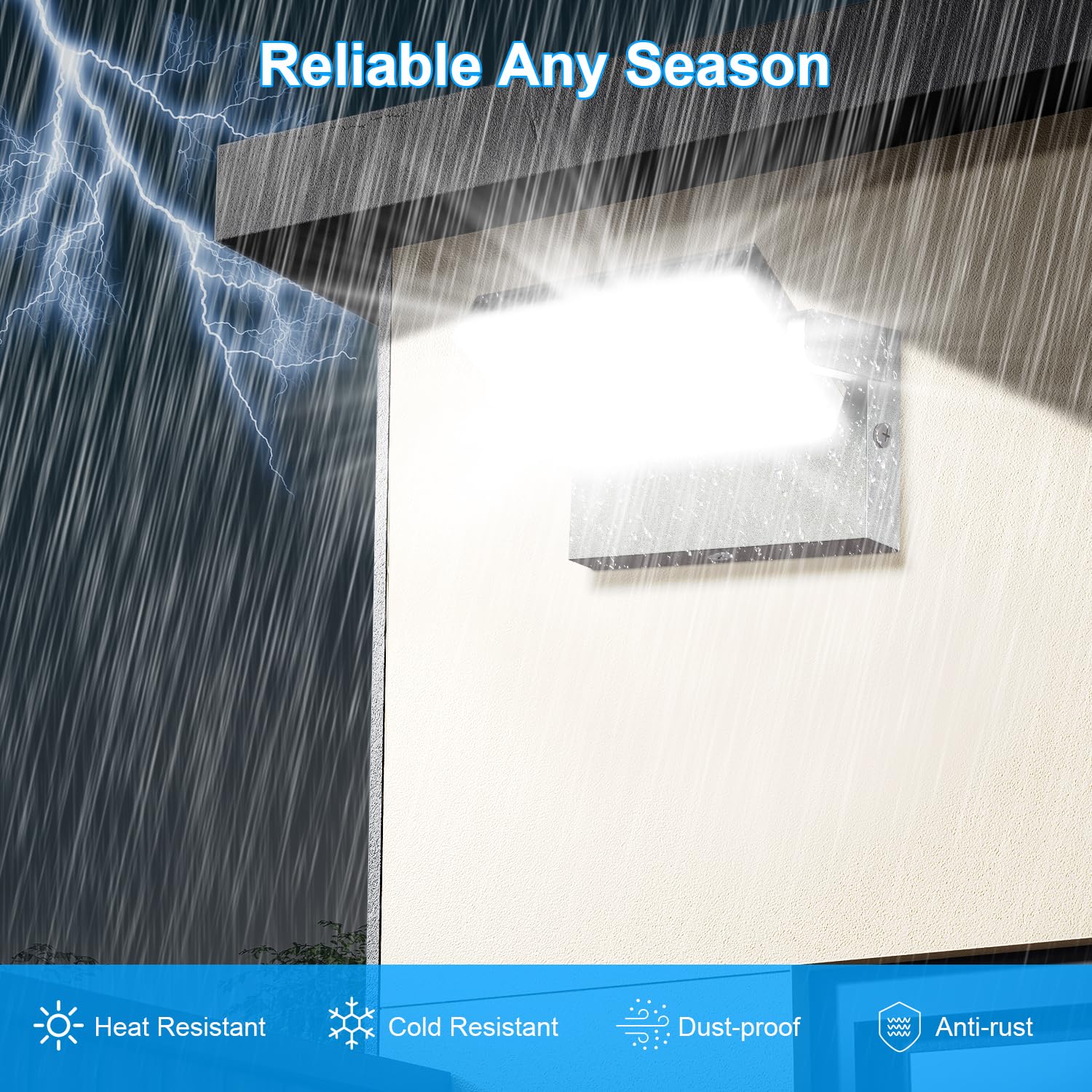 Biritalo Modern Sleek Led Flood Light 120W  360 Rotatable Outdoor Security Areas Lighting  14200Lm 5000K Waterproof Wall Pack For Yard Building Driveway Car Lot (4Pack)