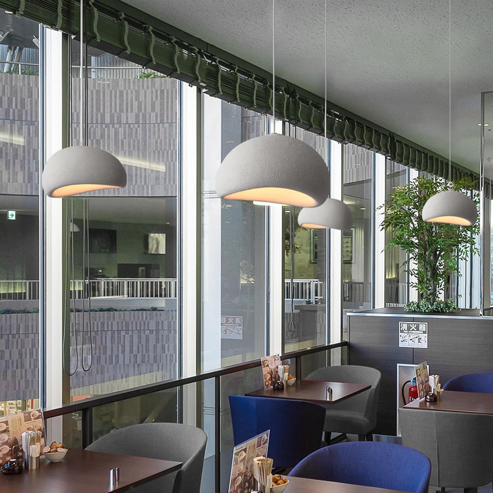 Jaymp 30Cm Modern Pendant Light For Dining Room Kitchen Island Hallway Restaurant Hanging Lamp E26 Base Japanese Wabi-Sabi Style