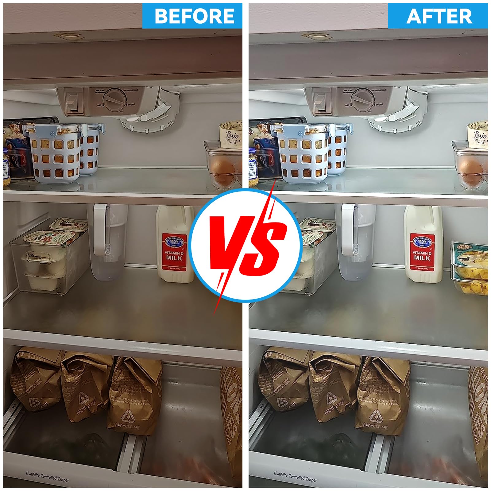 Baoming Refrigerator Light Bulb Led 50 Watt Equivalent,5W A15 Fridge Waterproof Bulb Daylight White 5000K E26 Base,Waterproof Fr