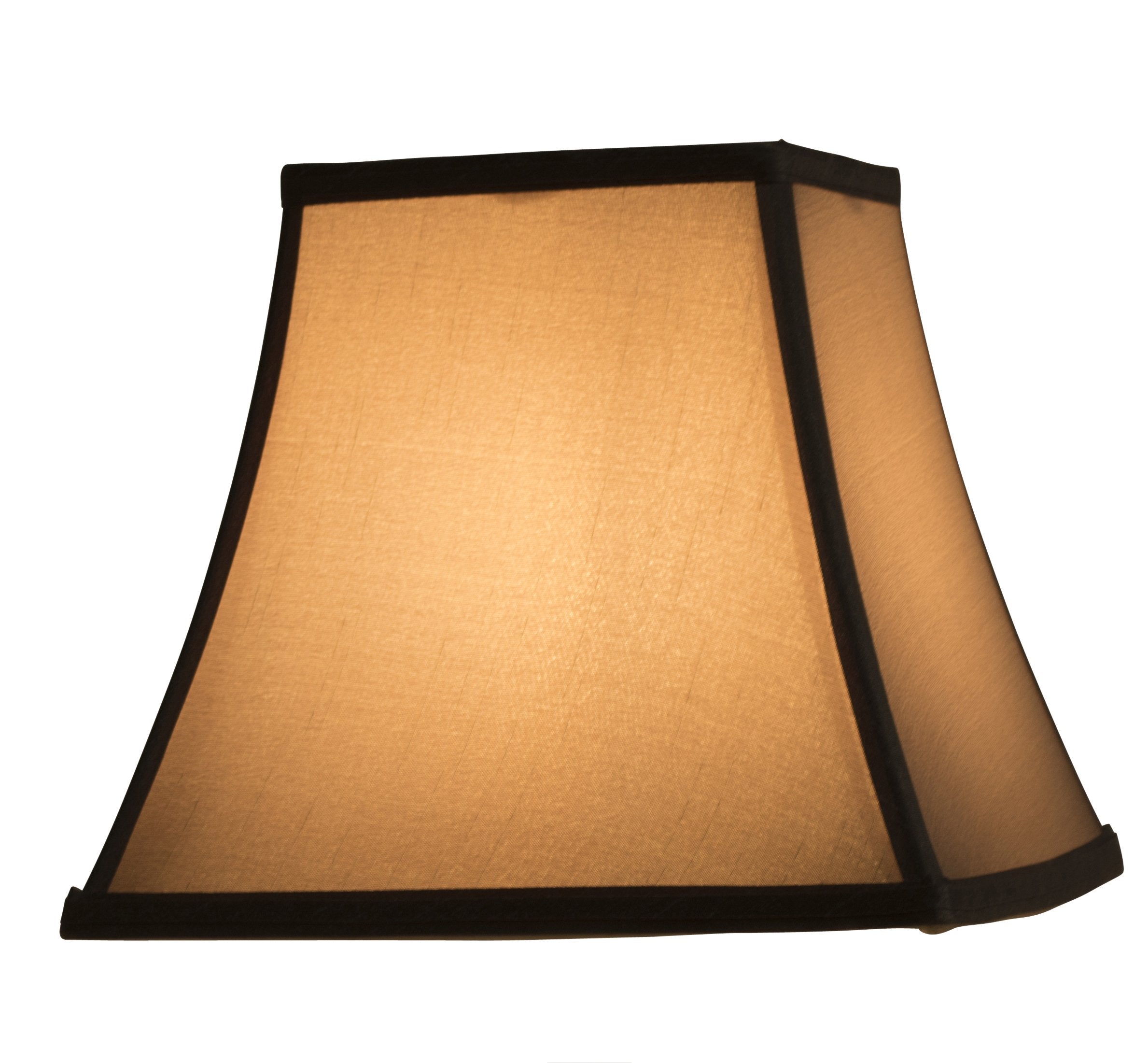 Urbanest Softback Bell Lampshade, Faux Silk, Tan, 5.25x9x8 inches