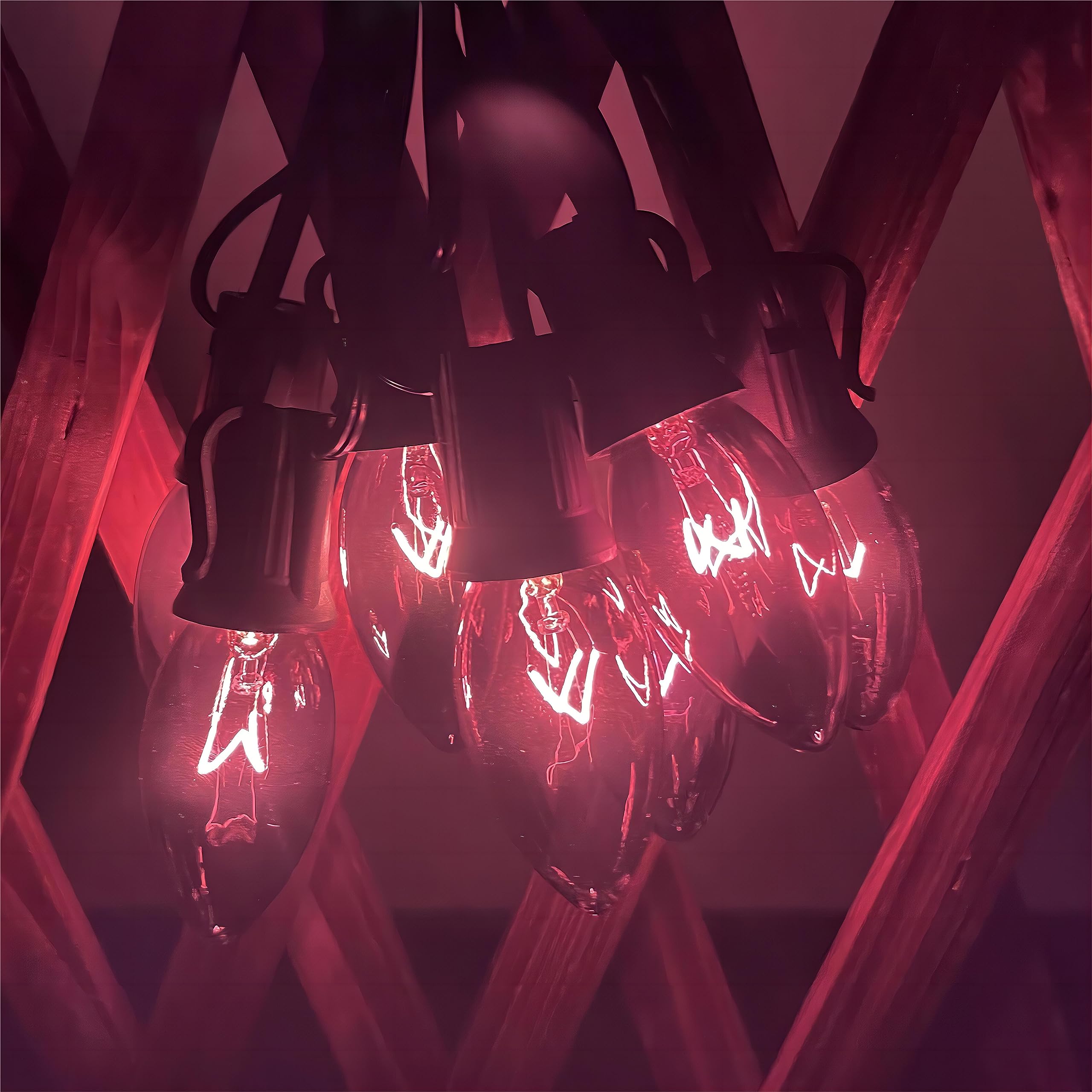 Pallerina C9 Clear Purple Replacement Bulbs - 25 Pack Shatterproof E17 7W For Holiday Lights