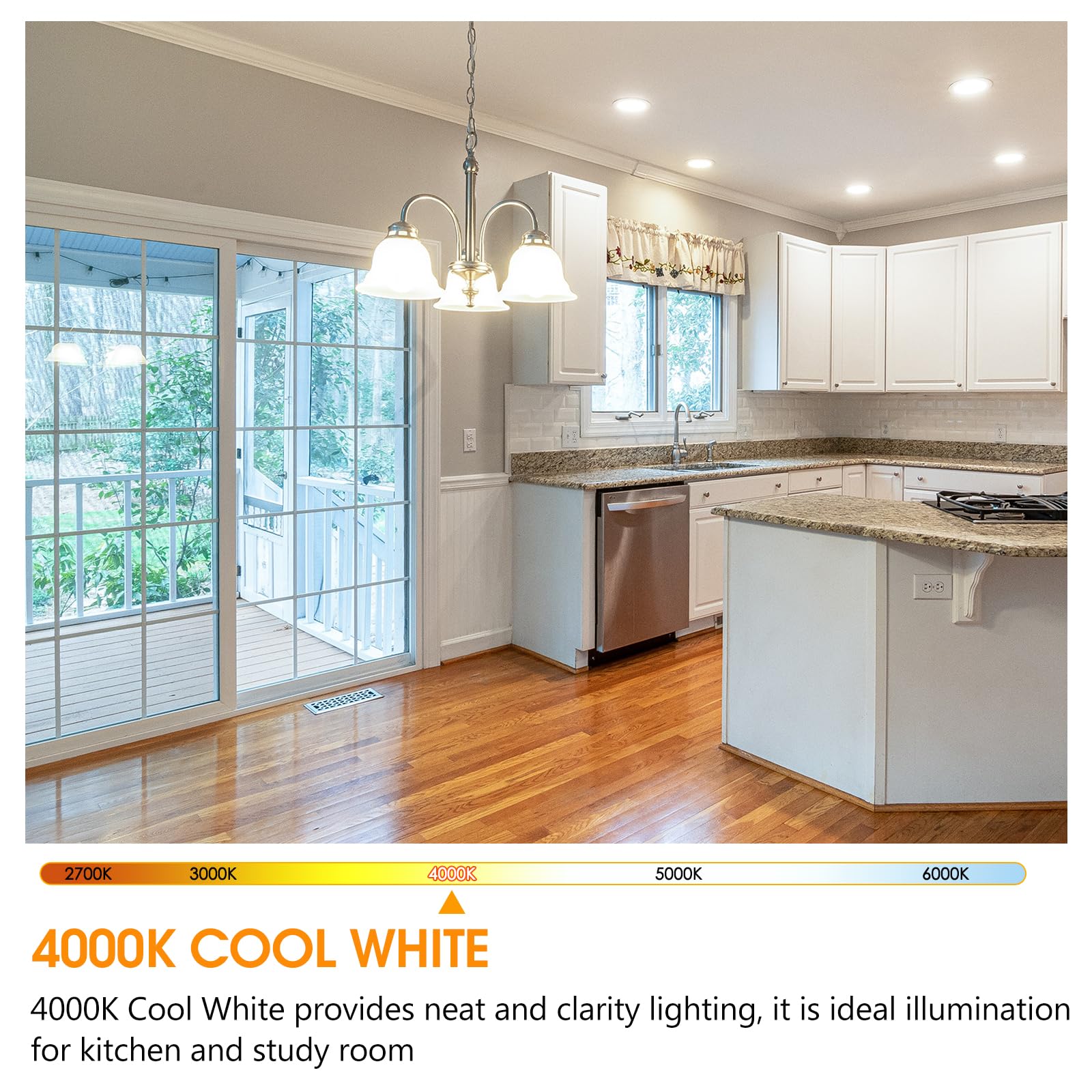 Energetic Led Gu24 Light Bulb, A19 Shape 60 Watt Equivalent (8.5W), 4000K Cool White, 800 Lumens, Non-Dimmable, 2 Pin Led Light