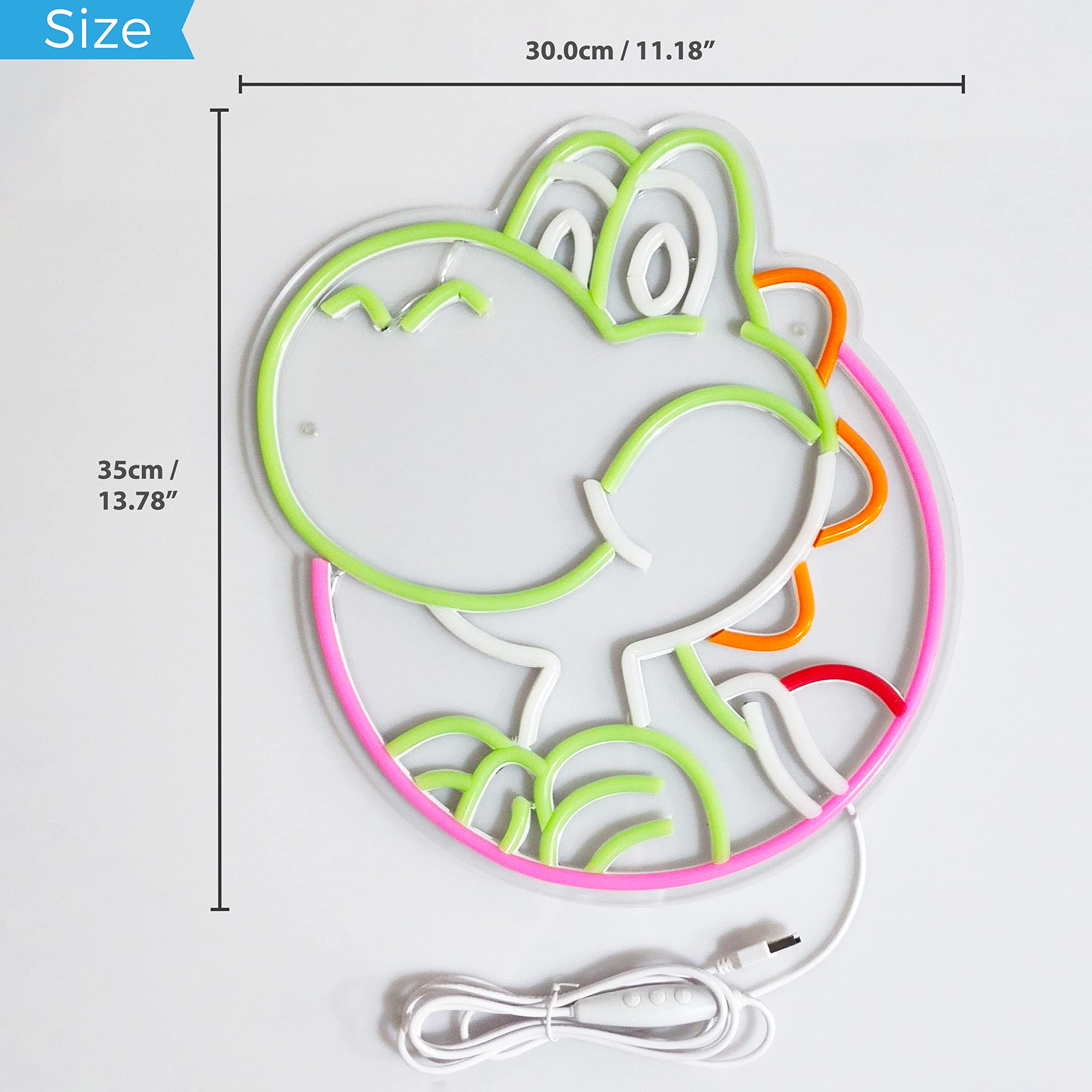 Josebru Dimmable Anime Neon Sign - Dinosaurs Led Wall Light For Kids Bedroom, Game Room Decor