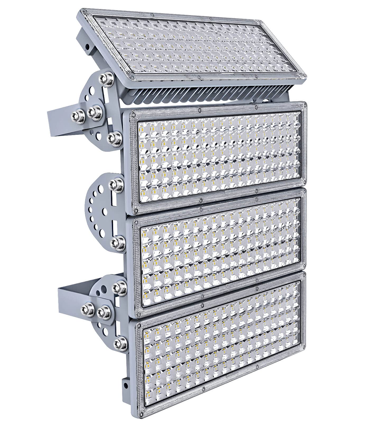 Kekeou LED Flood Lights Outdoor Stadium Lights LED Floodlights Outdoor Arena Lights 400W 44000LM 6500K IP67 Waterproof Adjustabl