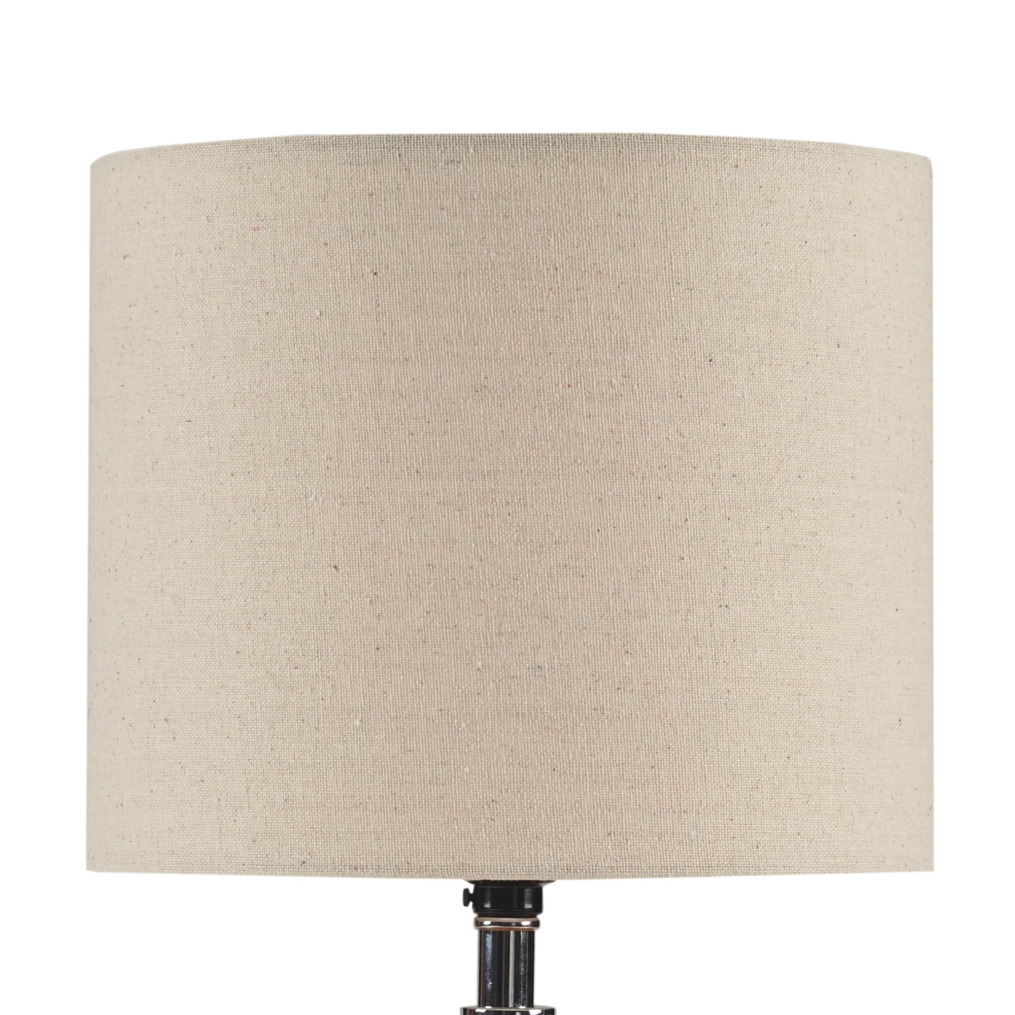 510 Design Nicolo Table Lamp - Modern 2-Tone Ceramic, Woodgrain Finish, 17.35 H, Cream, Nightstand/Desk Lamp, Model 5Ds153-0036