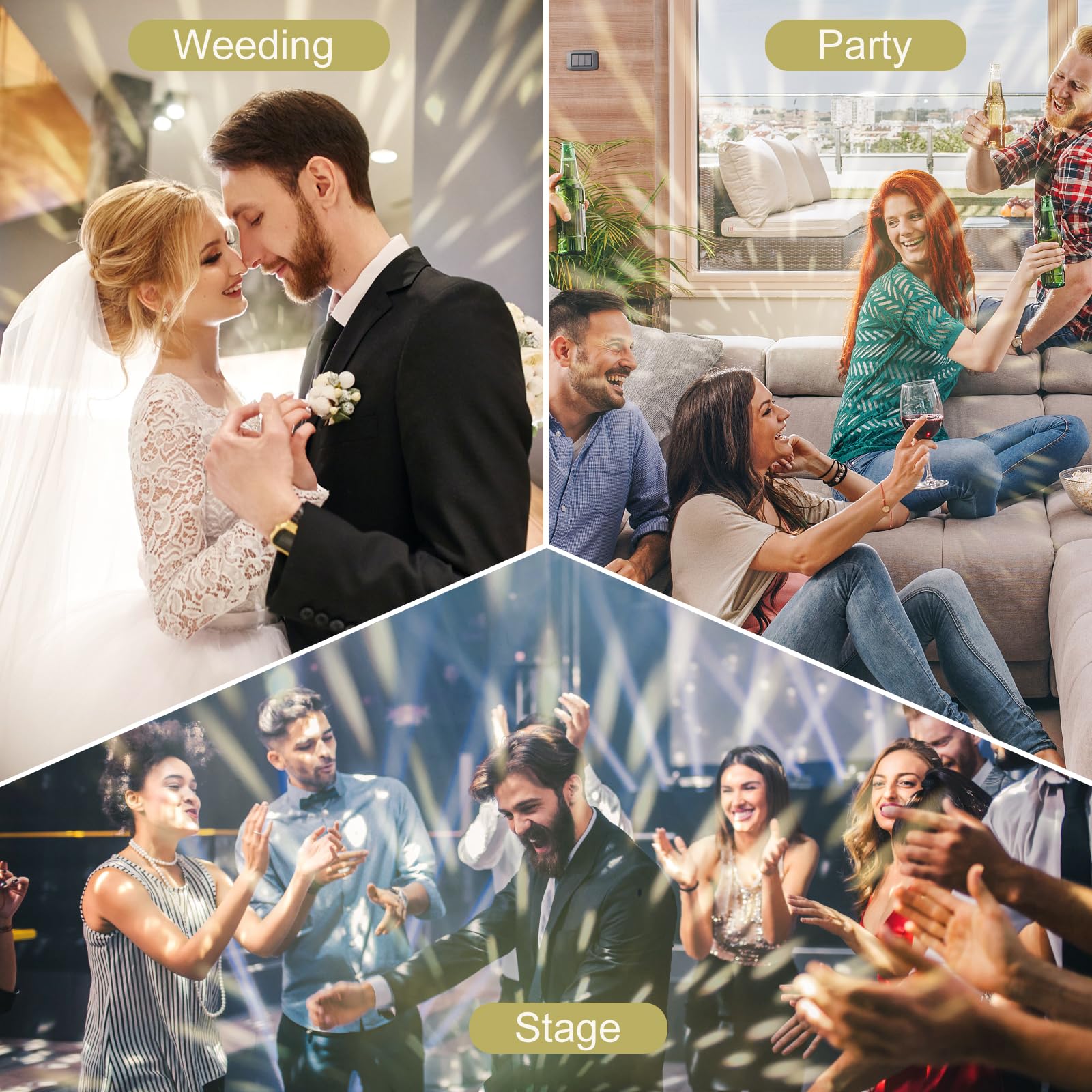 Yeehlmer Creative Mushroom Disco Ball For Party Table Decor Mirror Retro Handmade Disco Ball Mushroom Shape Home Art Decorations Bar Ornaments (Gold M(7))