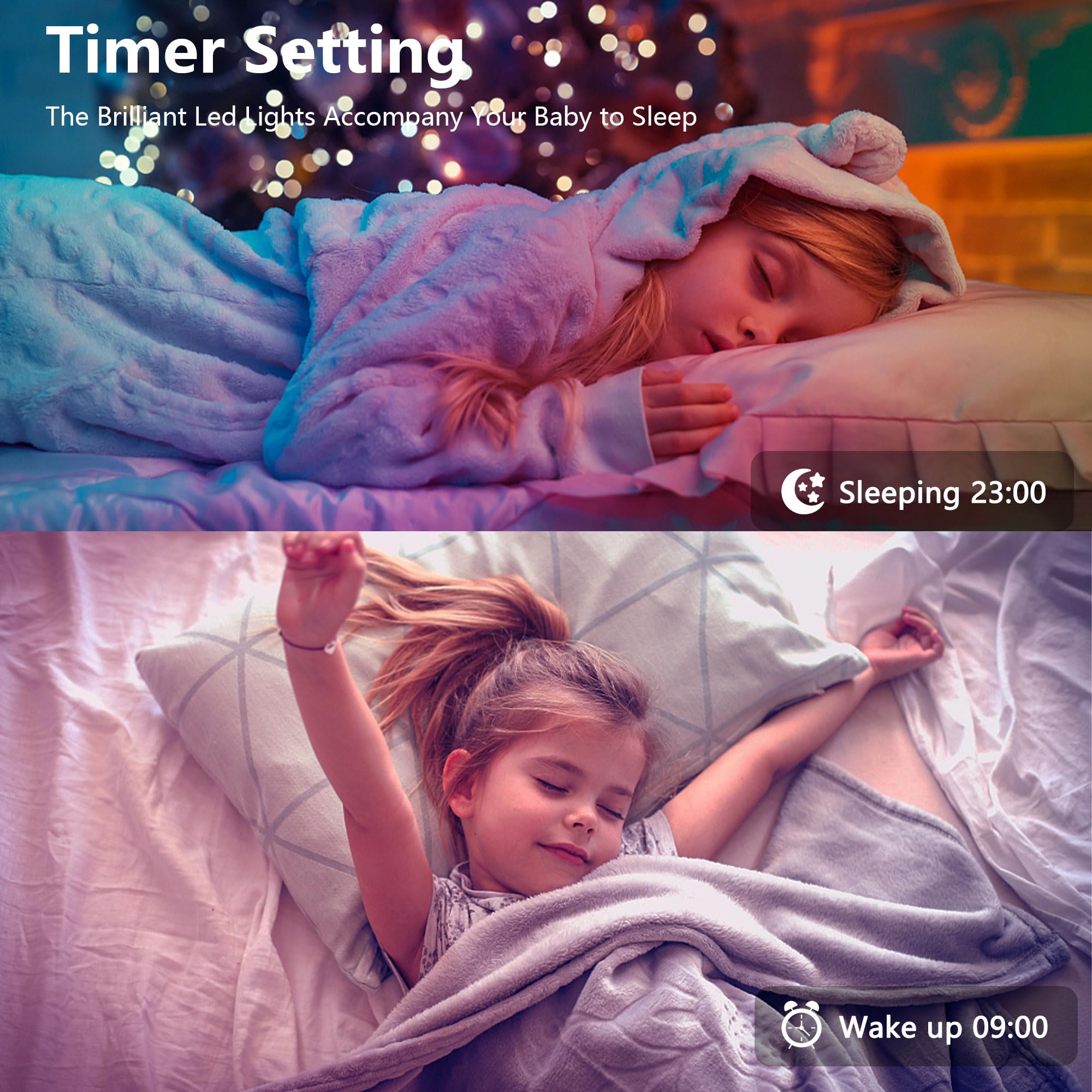 Led Lights For Bedroom 400Ft Music Sync Color Changing Led Strip Lights With 60 Key Remote And App Control Rgb Led Light Strip For Home Party Room Decoration