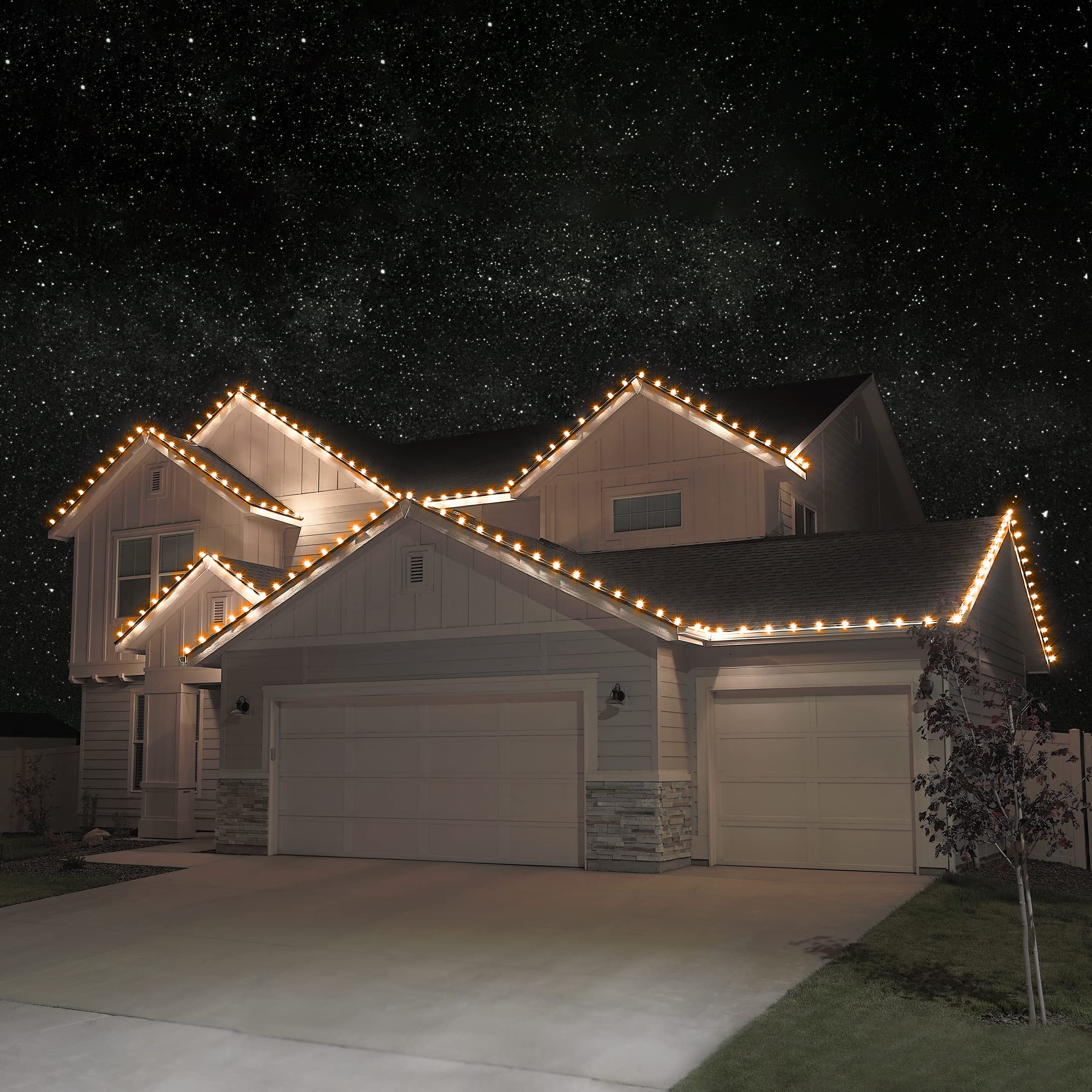 Set Of 500 Holiday Lighting Outlet C9 Led Christmas Lights | Orange C9 Led Filament Lights | C9 Christmas Light Bulbs For Indoor