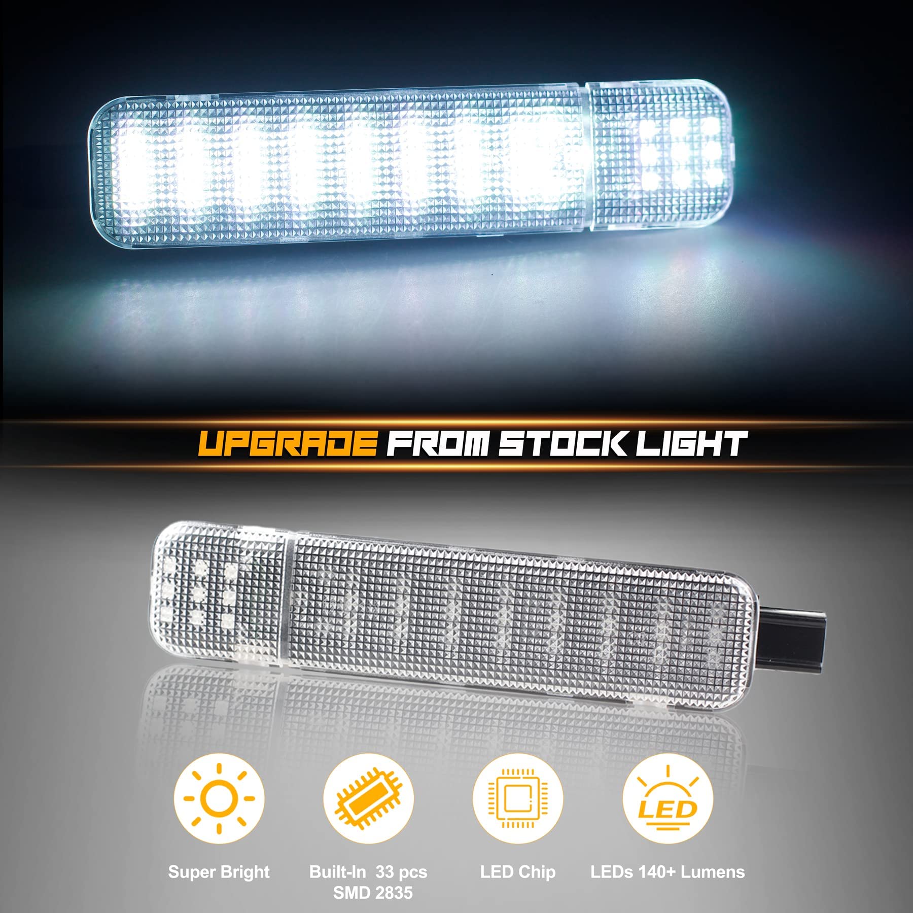 Ndrush Rgb Led Interior Door Panel Courtesy Light Door Light Assembly Compatible With Silverado/Sierra C/K 1500 2500 3500 Pickup
