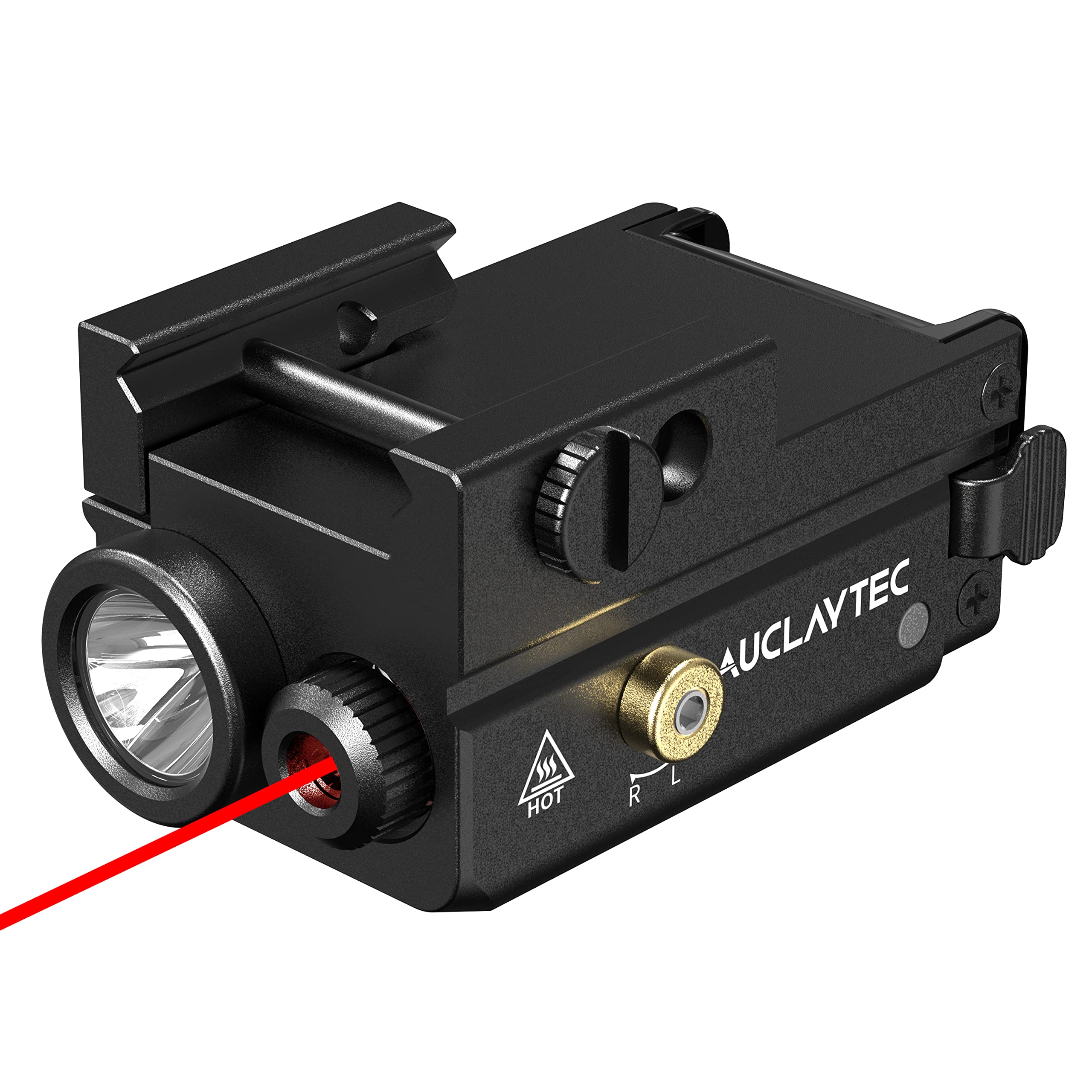 Handheld Toy Light with Red Laser Beam for Launchers Tactical Handheld Toy Light and Red Laser Sight Combo 420 Lumen Flashlight Laser Combo for Handheld Toy Strobe Weapon Light with Green Laser for Launcher with Picatinny Rail