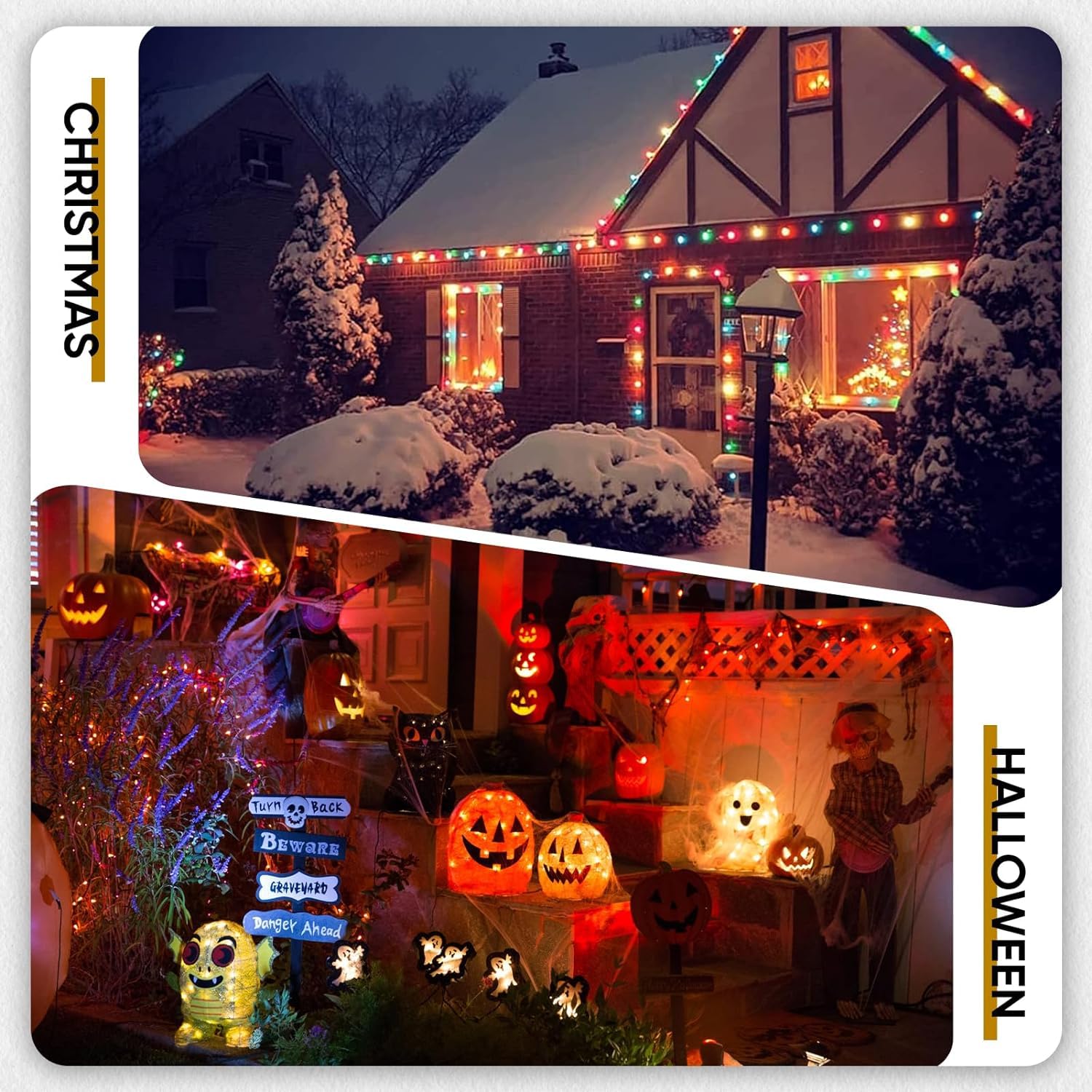 30-Pack Orange Purple String Light Bulbs, S14 Led Replacement Bulbs For Outdoor String Lights, Patio Light Bulbs, 1W E26 Base Fo