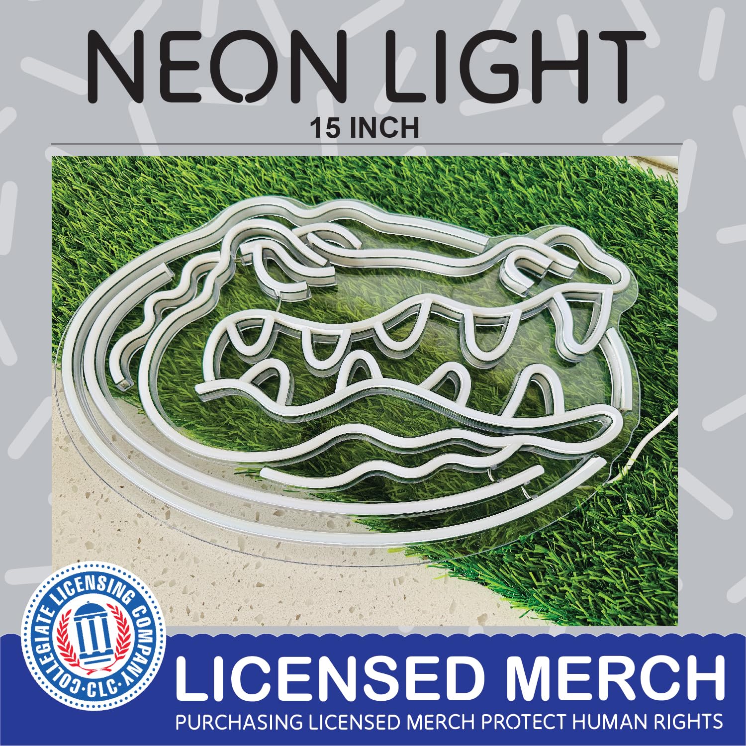 Officially Licensed University Of Florida Neon Sign 15 - Perfect Uf Gift For Men And Women Fans And College Students For Office  Man Cave  Dorm  Wall Decor (Florida Gators)