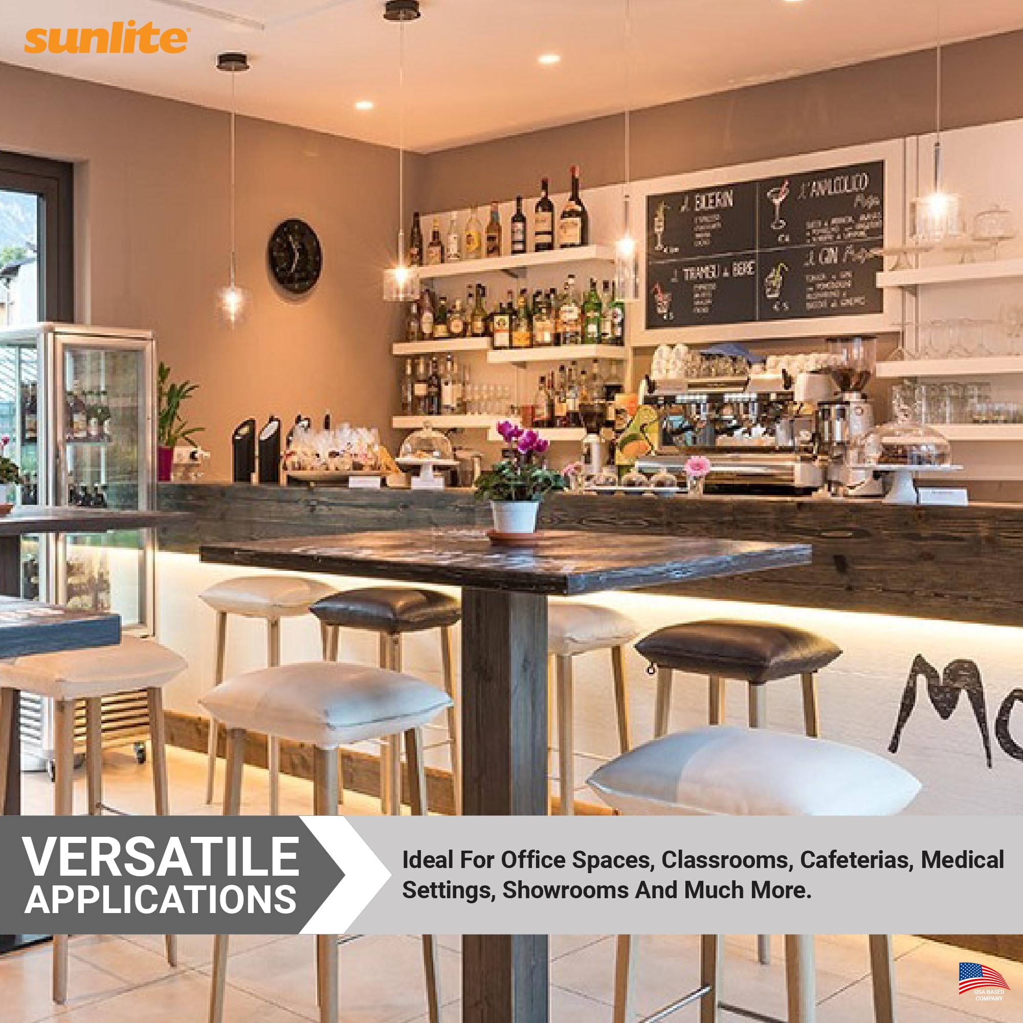 Sunlite Compact Fluorescent PLD 4 Pin Double U-Shaped Twin Tube Light Bulb, 26 Watts, 120 Volts, 4 PinG24q3 Base, 1560 Lumens, 2