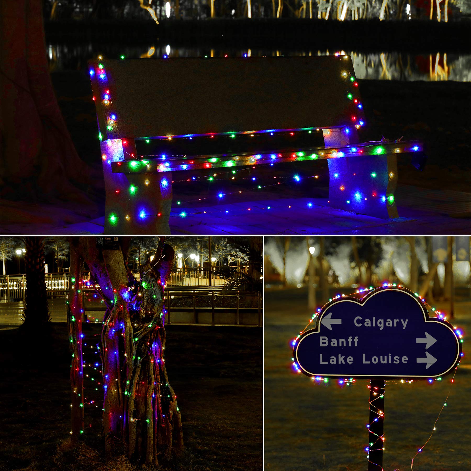 Mikasol Fairy Lights Battery Operated, 2 Packs Mini 3*Aaa Battery Powered Copper Wire Led Starry String Lights Firefly Lights For Bedroom, Christmas, Parties, Decoration (5M/16Ft Multi Color)