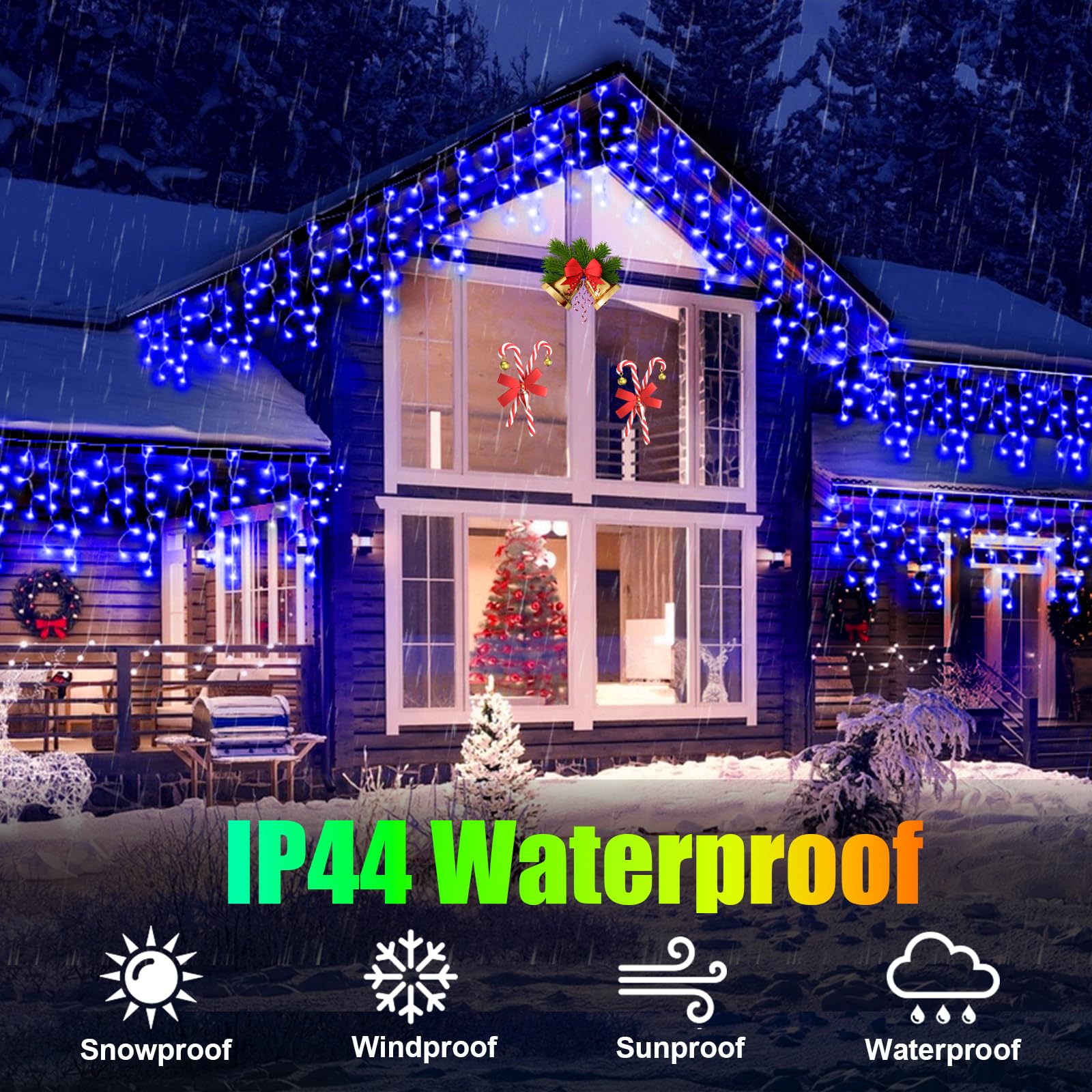 98Ft 900Led F8 Upgraded Christmas Lights Decorations Waterproof 8 Modes Christmas Lights Outdoor With Memory And Timer Fairy Lig
