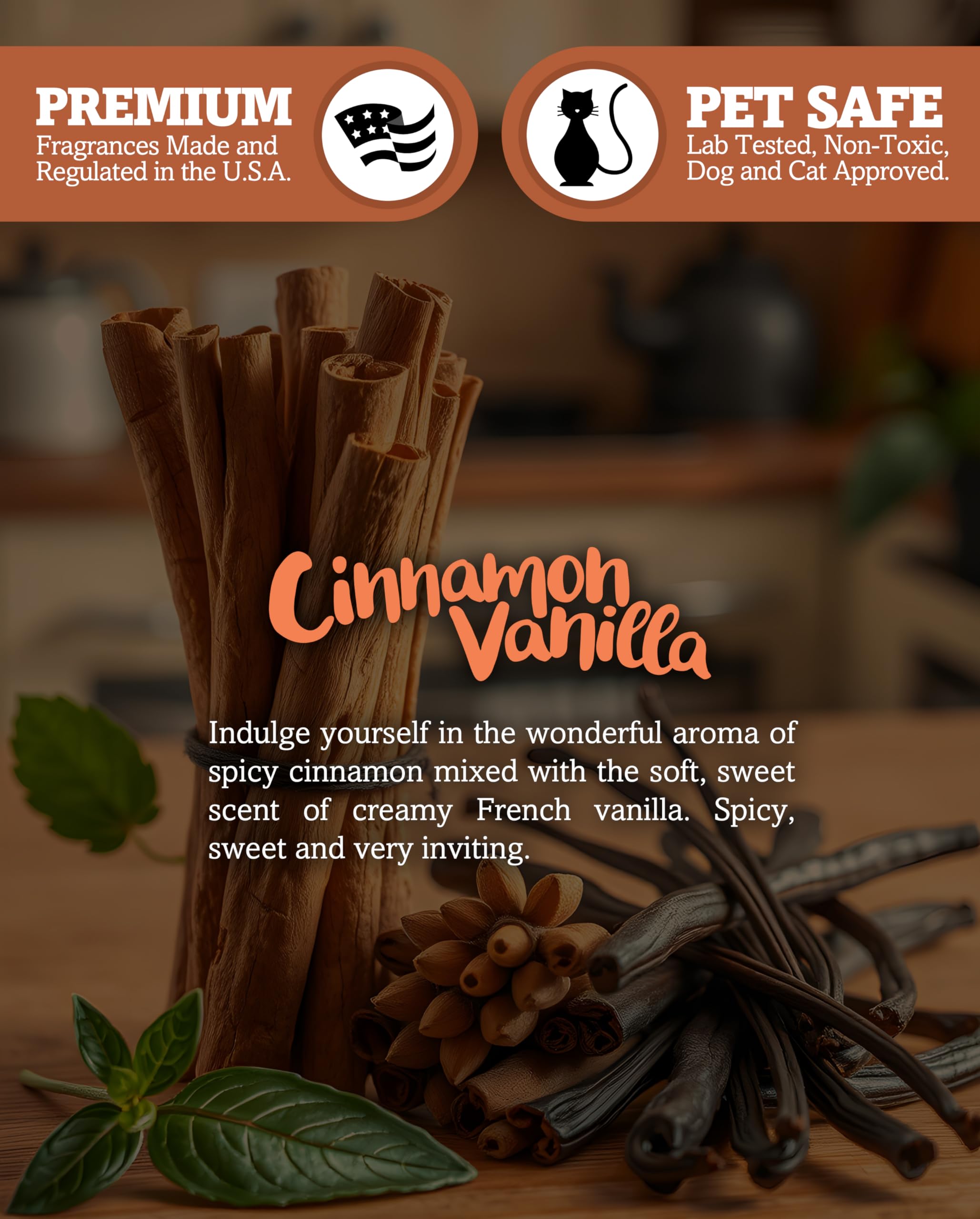 ShortieS Candle Company Cinnamon Vanilla Tealight Candles - 24 Highly Scented Beige Tea Lights - Paraffin Wax - Usa Made