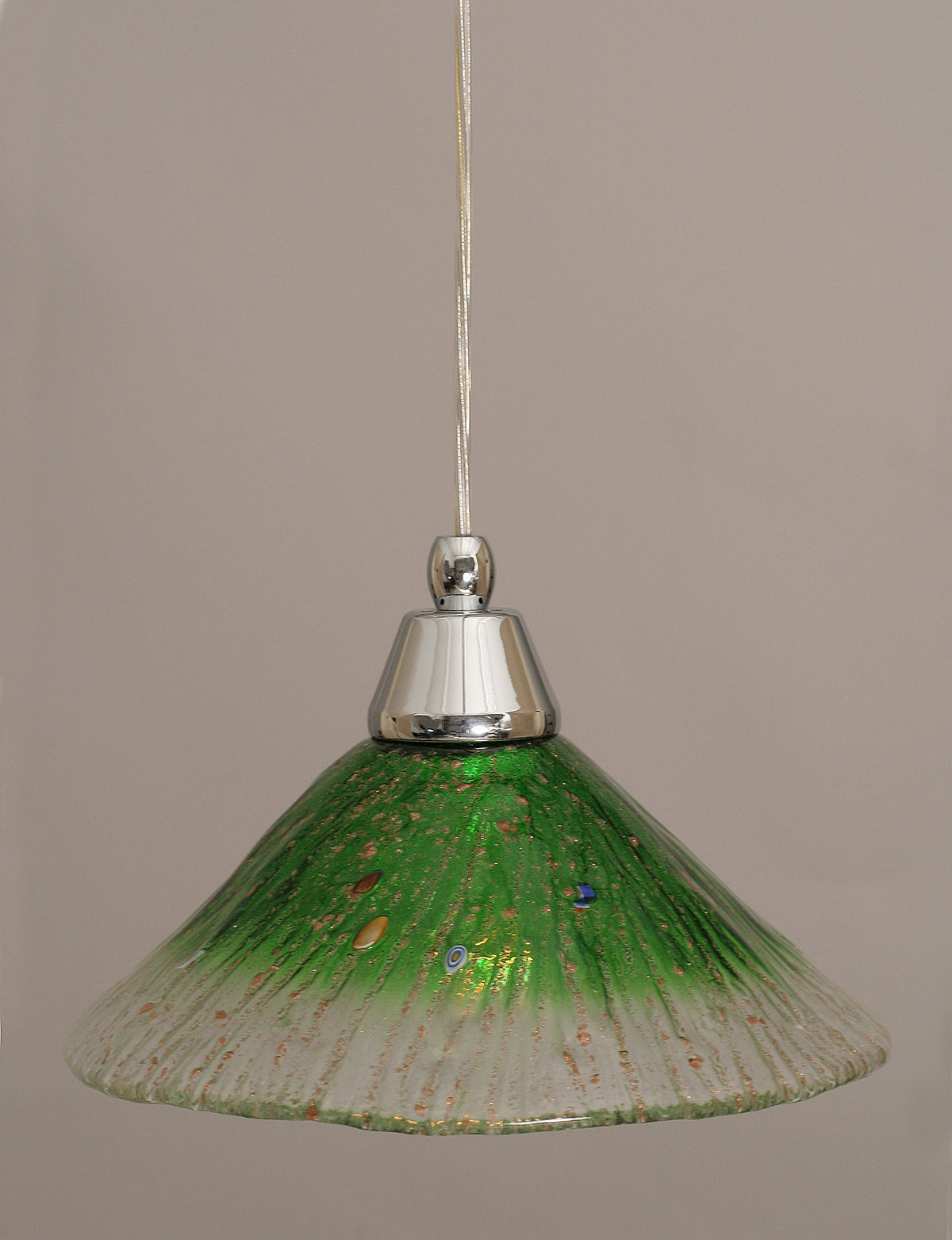 Toltec Lighting 1 Light Mini Pendant In Chrome (22-Ch-437)