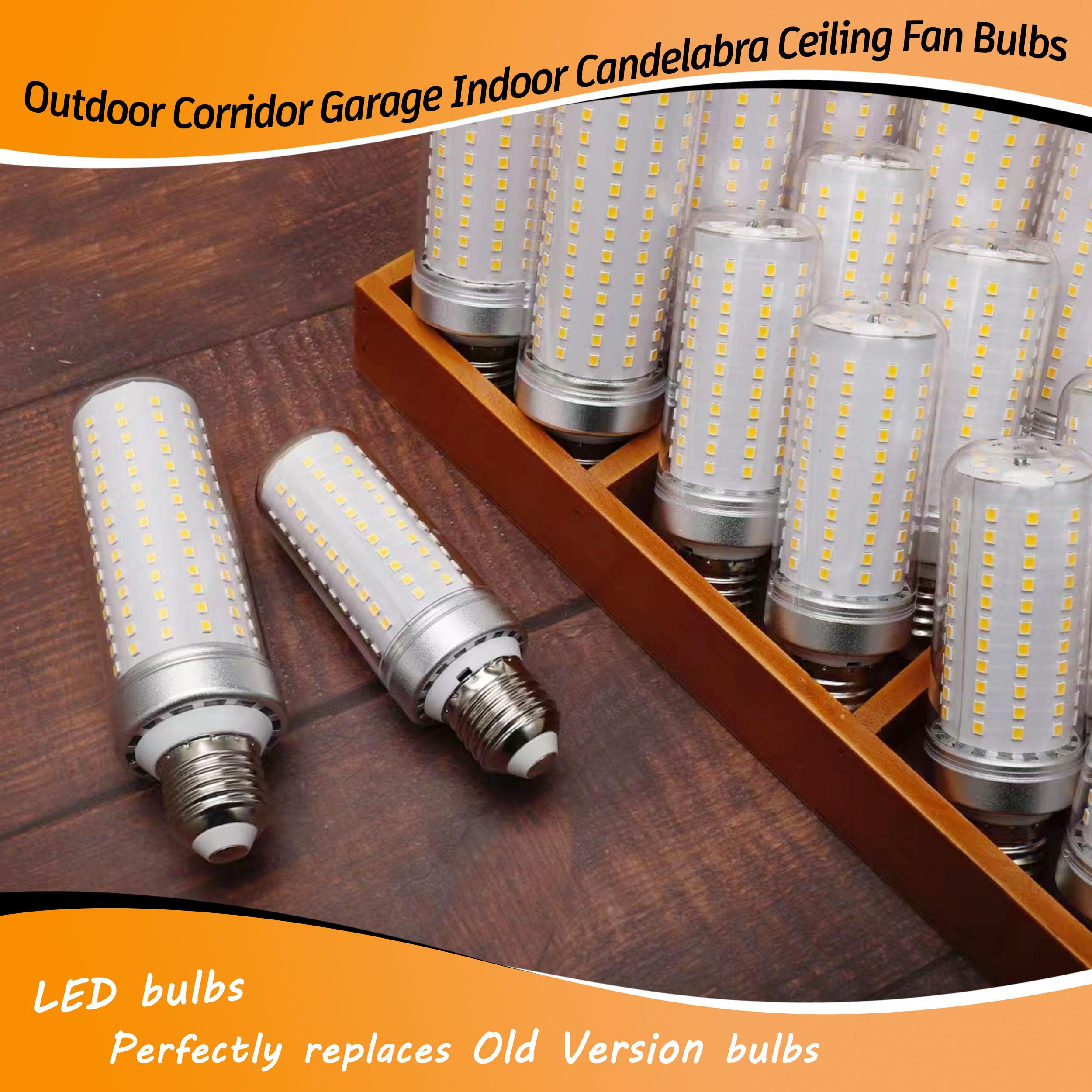 1.77 X 5.90 Inch Big E26 20W Led Light Bulbs 2700K Warm White 3000 Lumen 200 Watt Equivalent Incandescent Light Bulbs For Outdoo