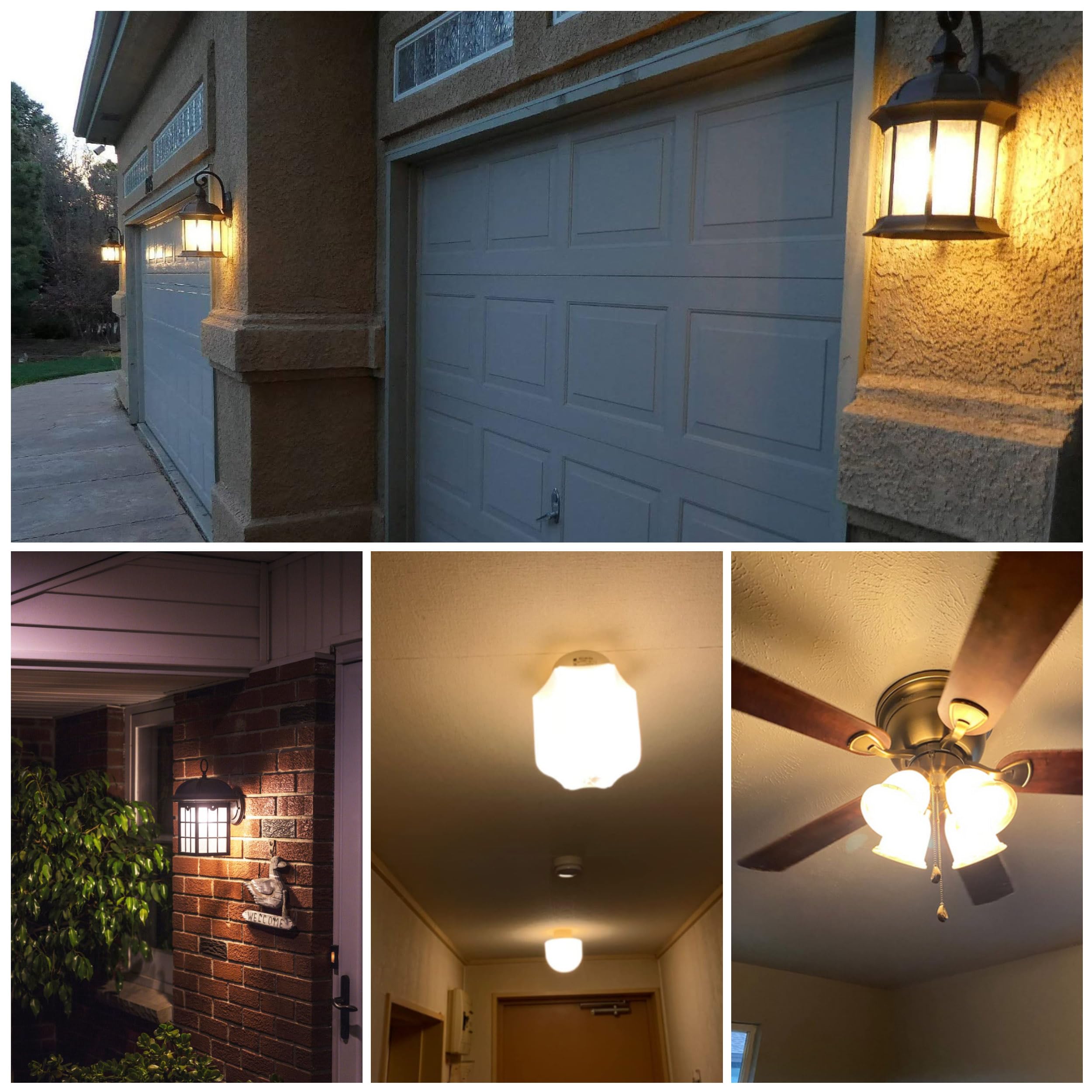 Big 1.57X 4.92 Inch  E26 Led Corn Light Bulbs 150 Watt Equivalent 2000 Lm 2700K Warm White 15W E27 Medium Base Non-Dimmable Candelabra Ceiling Fan Corn Lighting For Home Garage Warehouse Indoor 5Pack