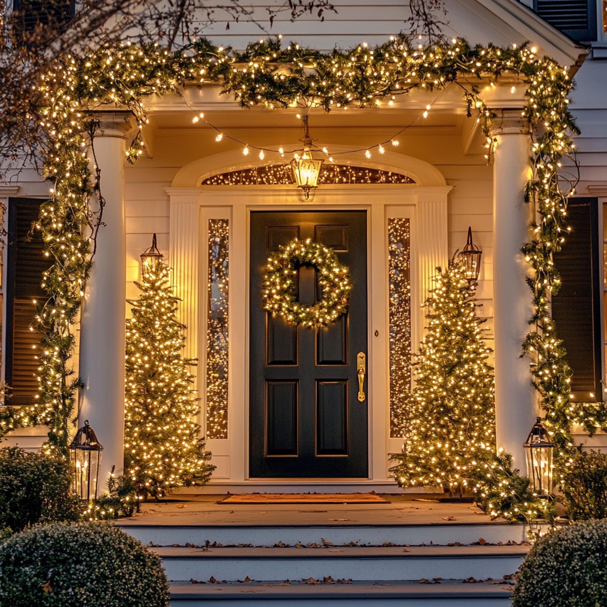 Tw Shine Christmas Lights, 20Ft 100 Count Incandescent Mini Christmas Tree Lights, Waterproof Xmas String Lights For Outdoor Indoor Home Party Yard Decorations, Gold