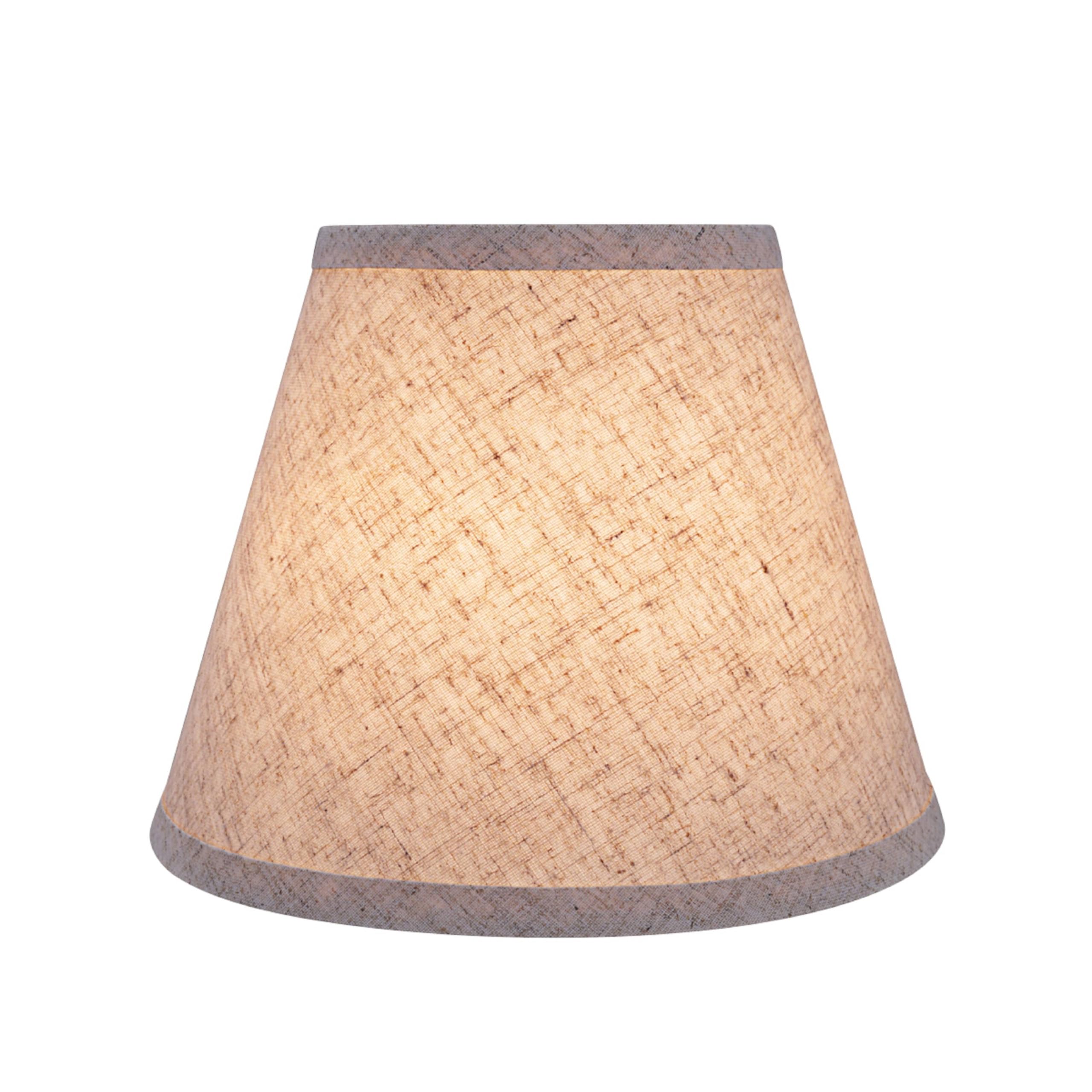 Aspen Creative 32426A, Transitional Hardback Empire Shaped Spider Construction Lamp Shade In Beige, 9&quot; Wide (5&quot; X 9&quot; X 7&quot;)