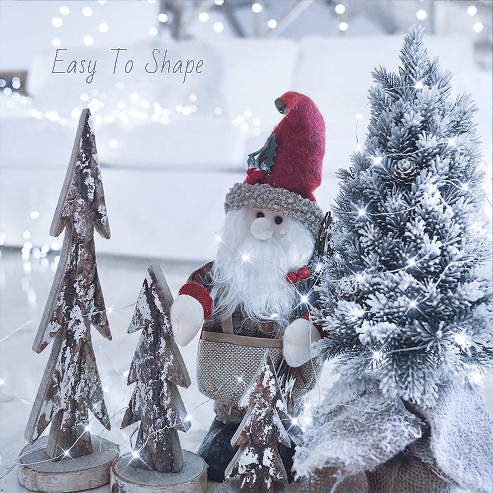 Ineximun 24 Pack Led Fairy Lights Battery Operated 7Ft 20Led Mini String Lights Waterproof Christmas Lights For Mason Jars Bedroom Diy Party Wedding Christmas Decor White