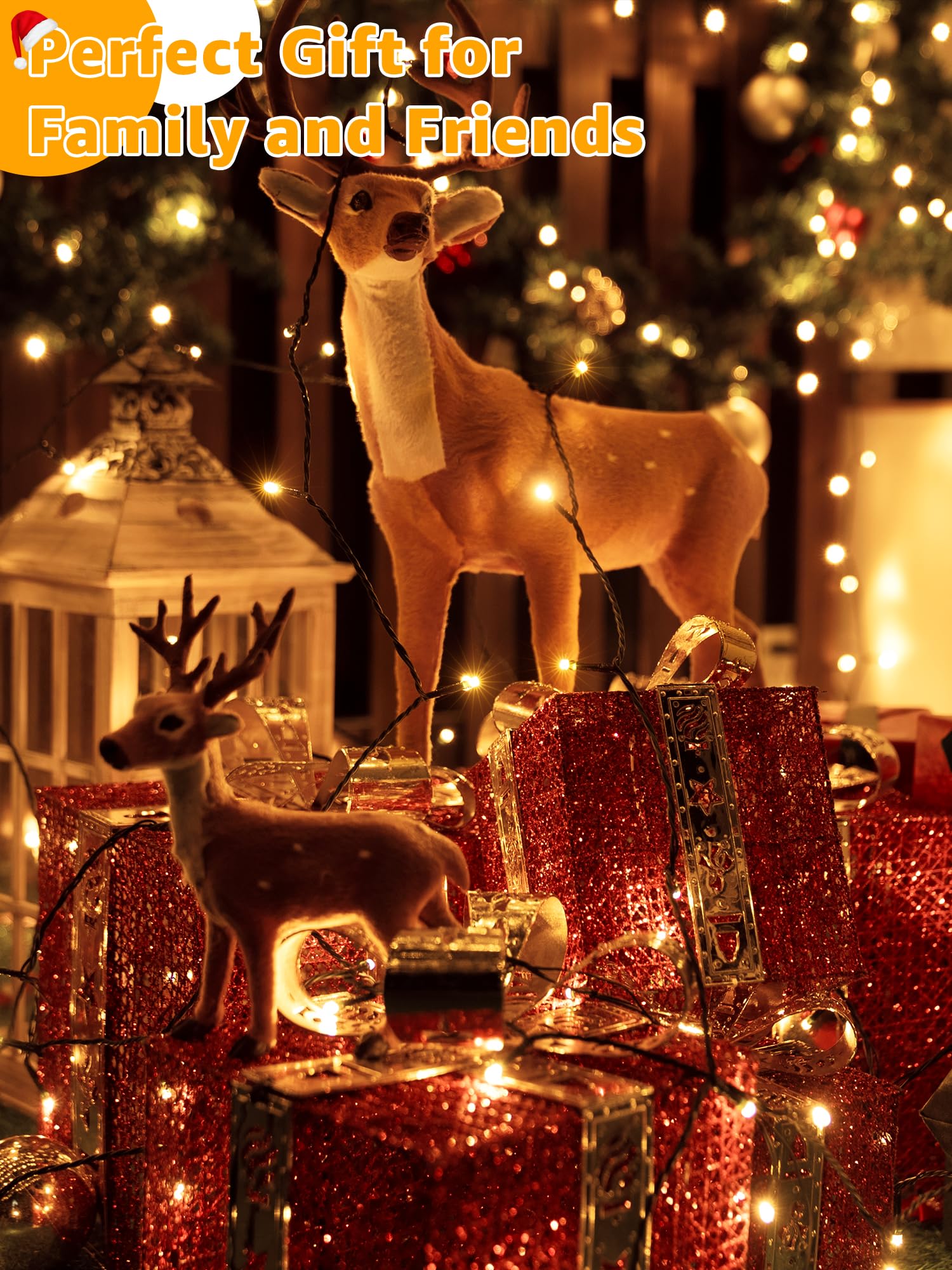 Brightchristmas 1000 Led Waterproof Outdoor String Lights, Warm White, 328 Ft, With Remote & Timer, 8 Dimmable Modes, Model Nya1000A