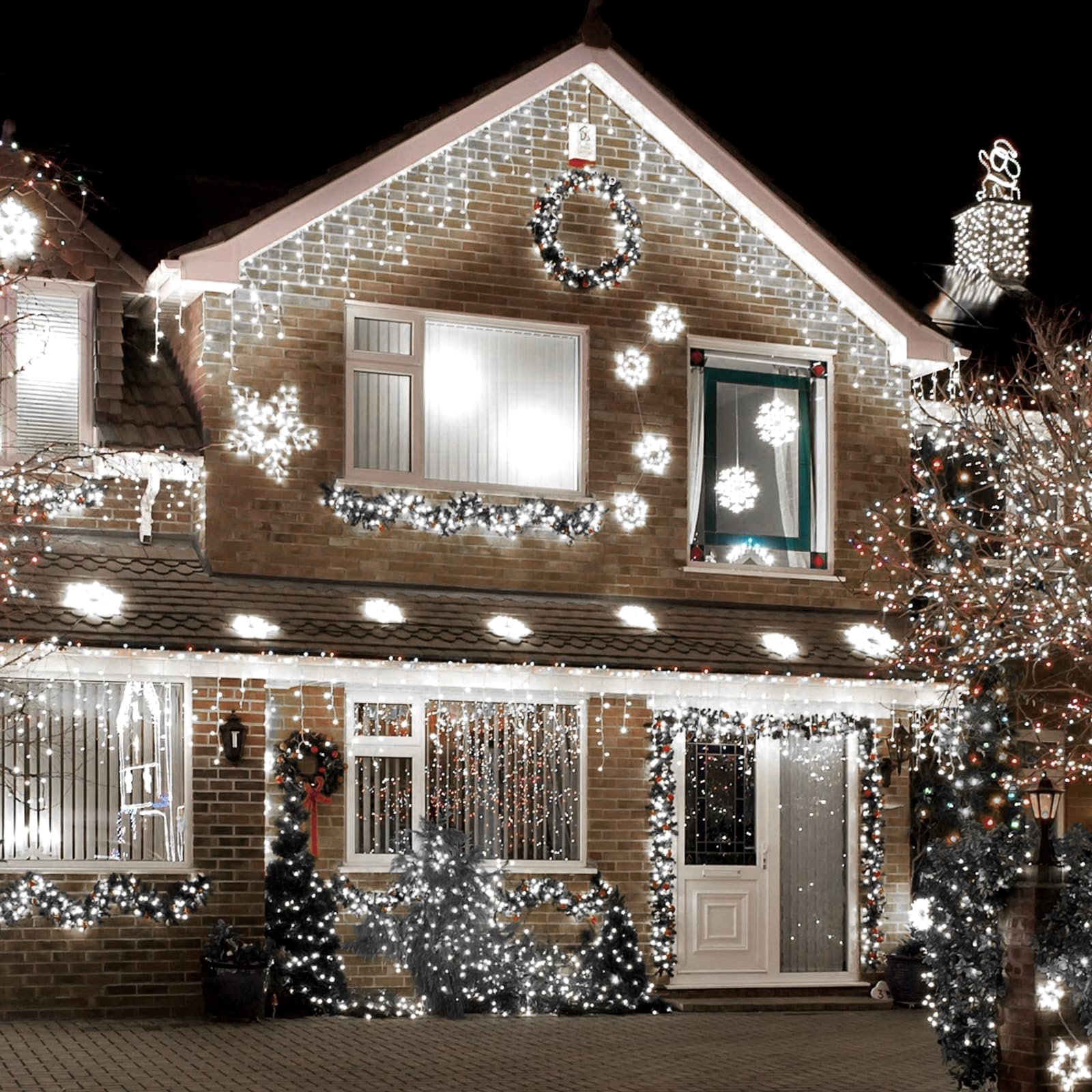 Cluster Lights 200 Led Fairy Lights 29Ft Twinkle Lights With Remote 8 Modes String Lights Timer Plug In Firecracker Fairy Lights
