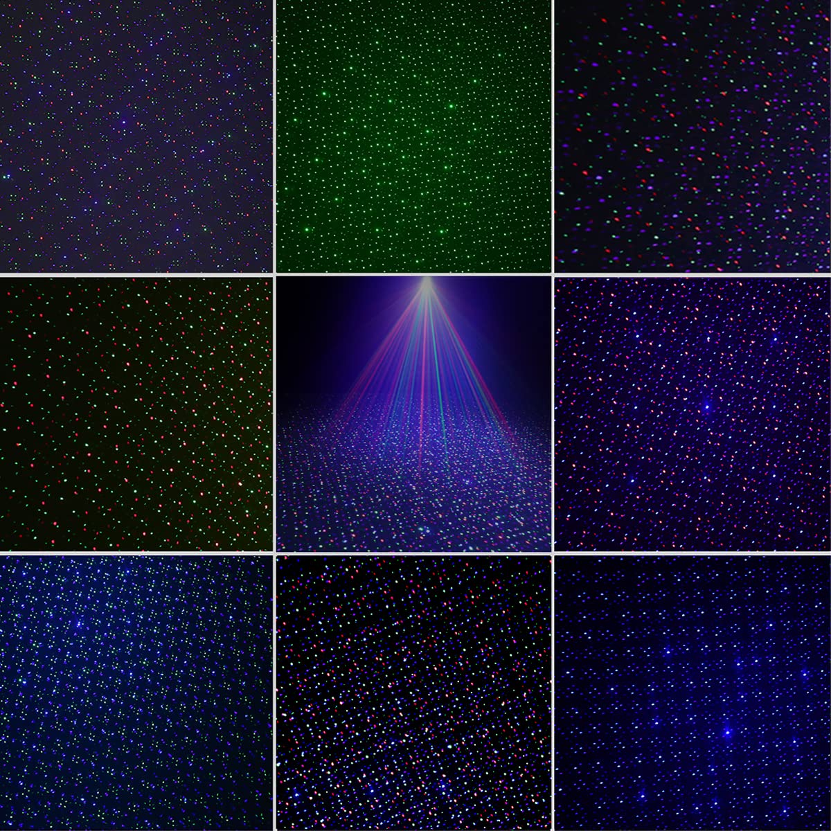 Mhazdze Christmas Laser Lights Projector - Rgb Waterproof Outdoor Garden Decor