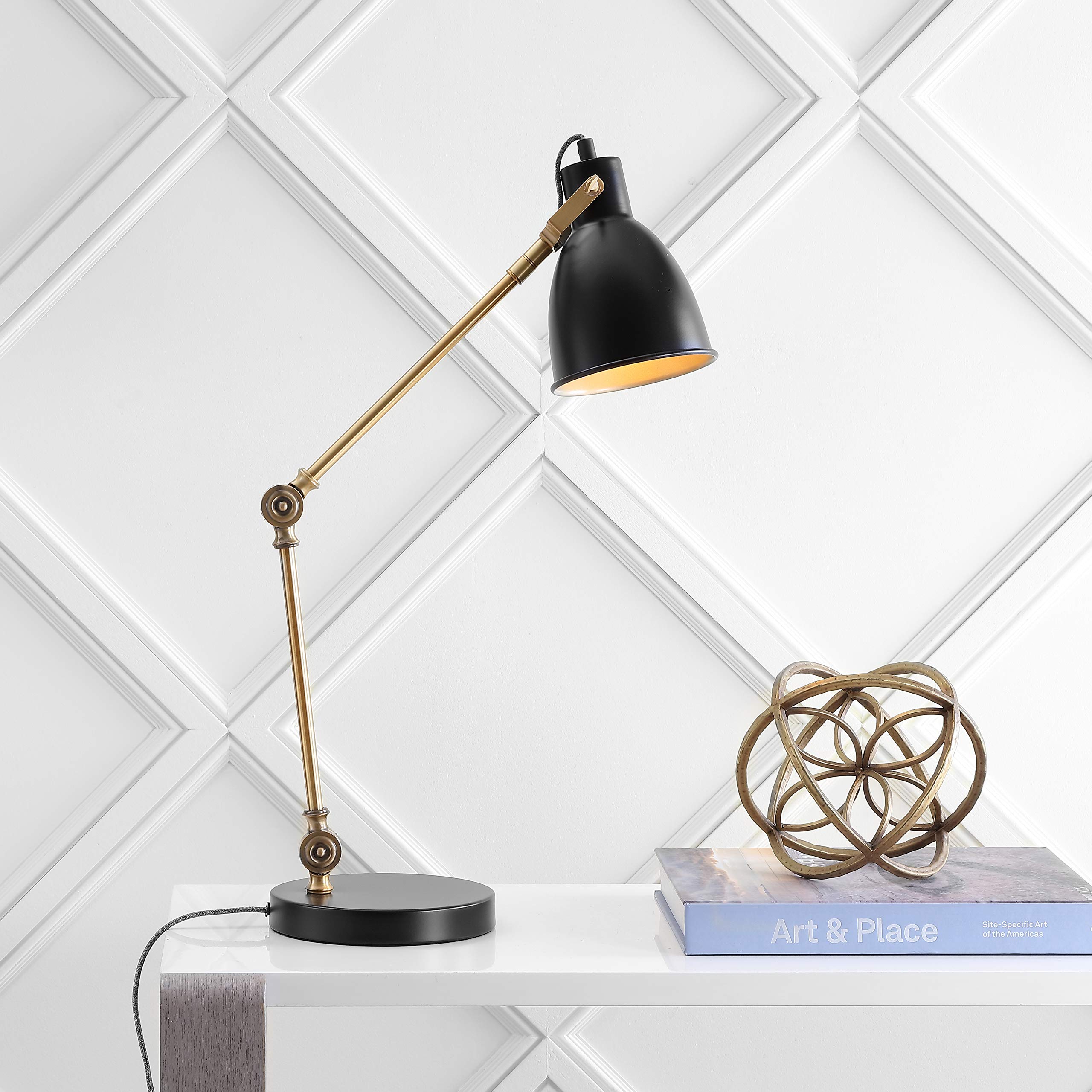 Jonathan Y Jyl6003A Barnes 24'' Led Metal Task Lamp Modern,Contemporay,Transitional For Bedroom, Living Room, Office, College Do