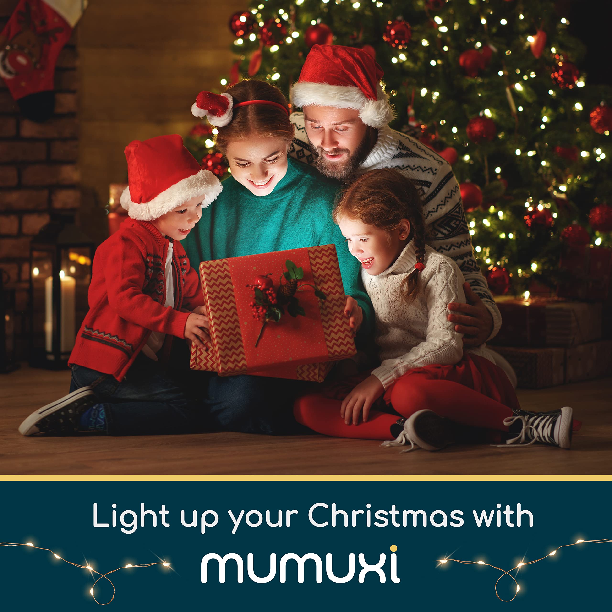 Mumuxi 24 Pack 7.2Ft Warm White Battery Operated Fairy Lights, 20 Mini Led Copper Wire String Lights For Weddings & Home Decor