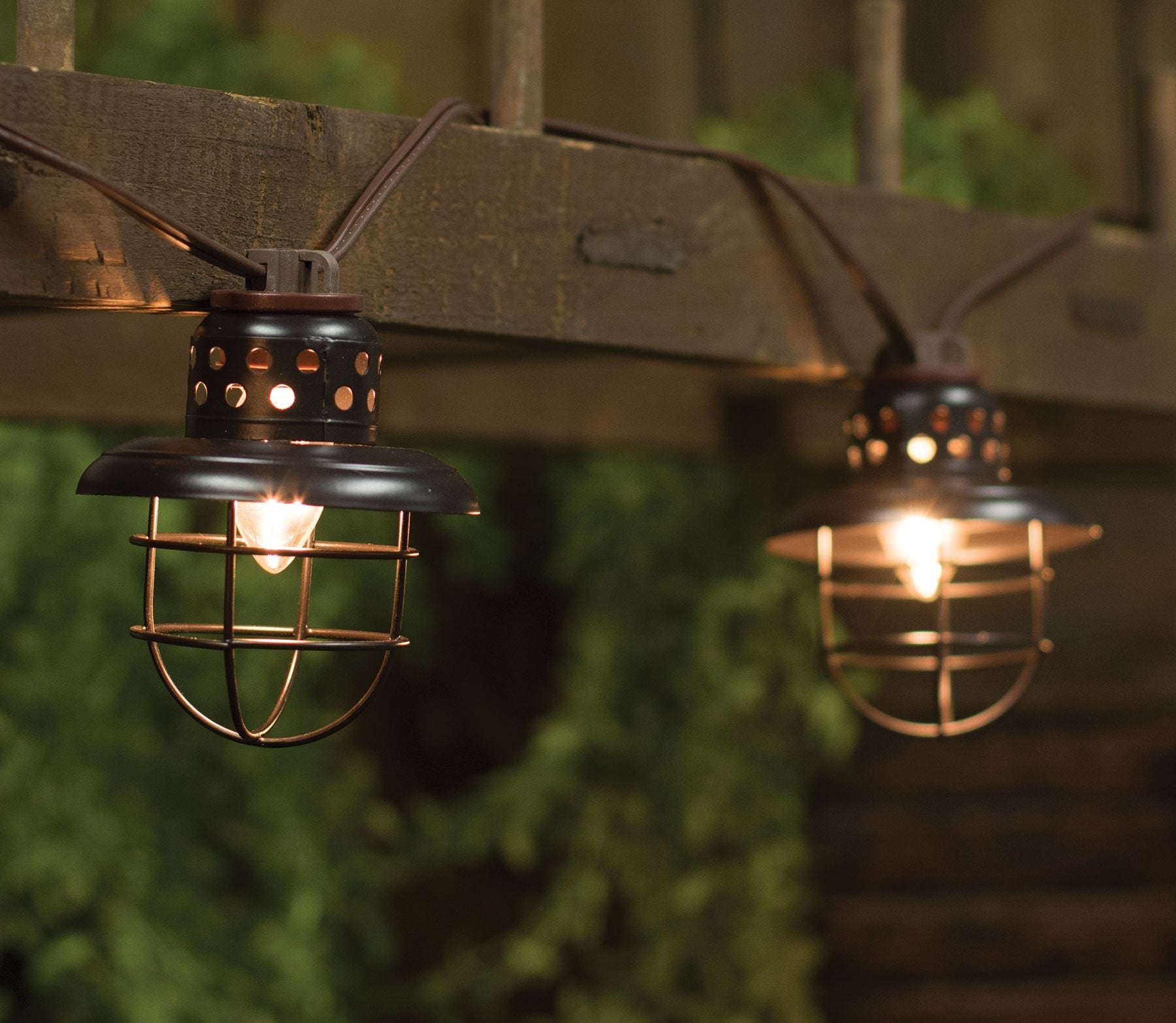 Craft House Designs Black Lantern Light Strand, 10 ct., Plastic, Model G13906, Black
