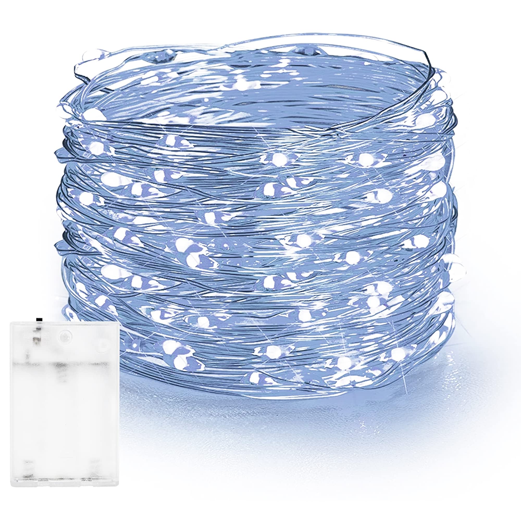 Dazzle Bright 20Ft 60 Led Waterproof Fairy Lights, Battery Operated String Lights For Indoor/Outdoor