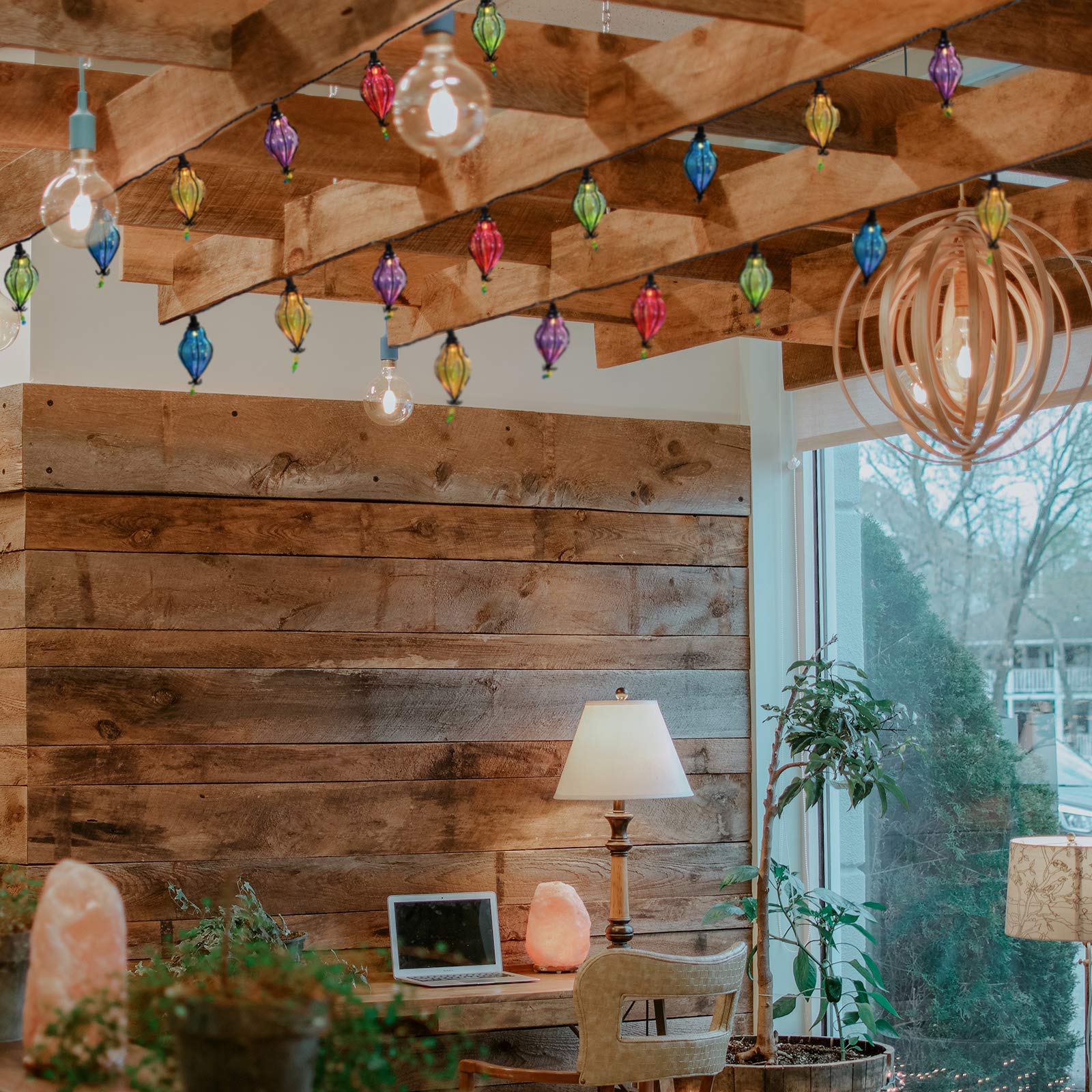 Vigdur Decorative String Lights - 10 Bulbs, Connectable, Indoor/Outdoor, Multicolor, Model Vigdur-4213751