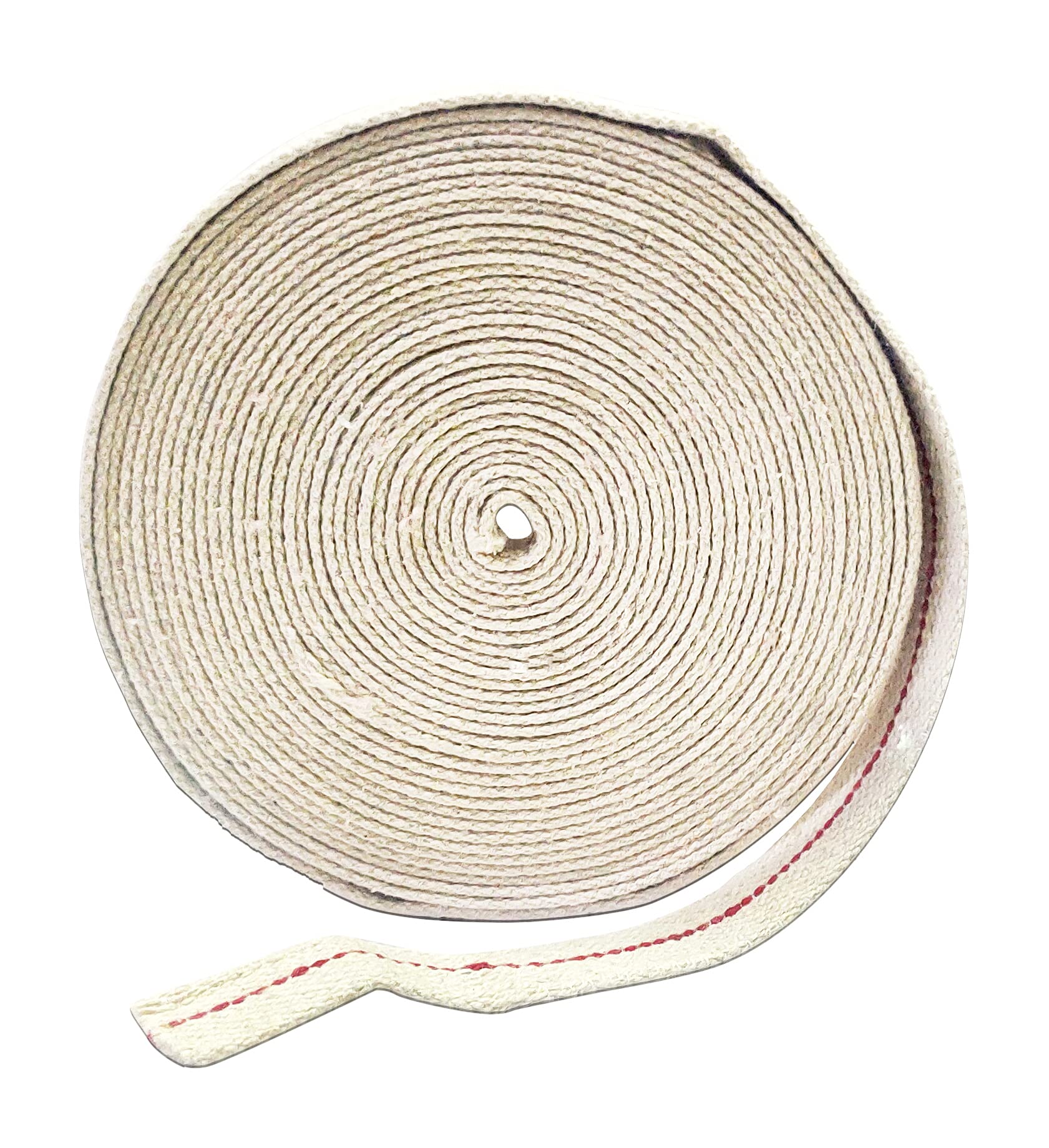 Craftsman 3/4 INCH 43 FT Flat 100% Cotton Wicks for Kerosene Paraffin Based Oil Lamps Lanterns Burner (7/8 INCH (21.5 FEET)-2 RO