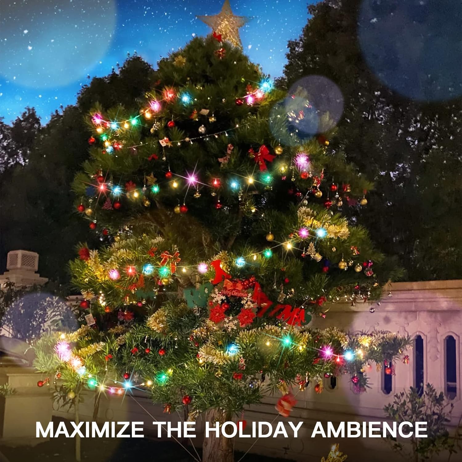 Suddus Pastel Christmas Lights, 100 Led String Lights Plug In, Indoor String Lights For Dorm, Classroom, Birthday, Backyard, Patio, Garden, Party, Living Room, Spring, Pastel Color