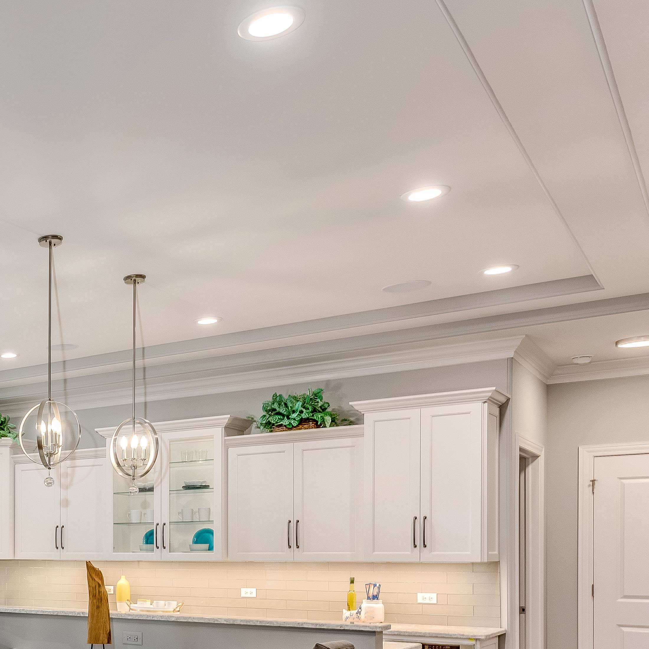 Maxxima 12 Pack 6    5 Cct Ultra-Thin Recessed Led Downlight, 1050 Lumens, Color Selectable 2700K-5000K (2700K/3000K/3500K/4000K